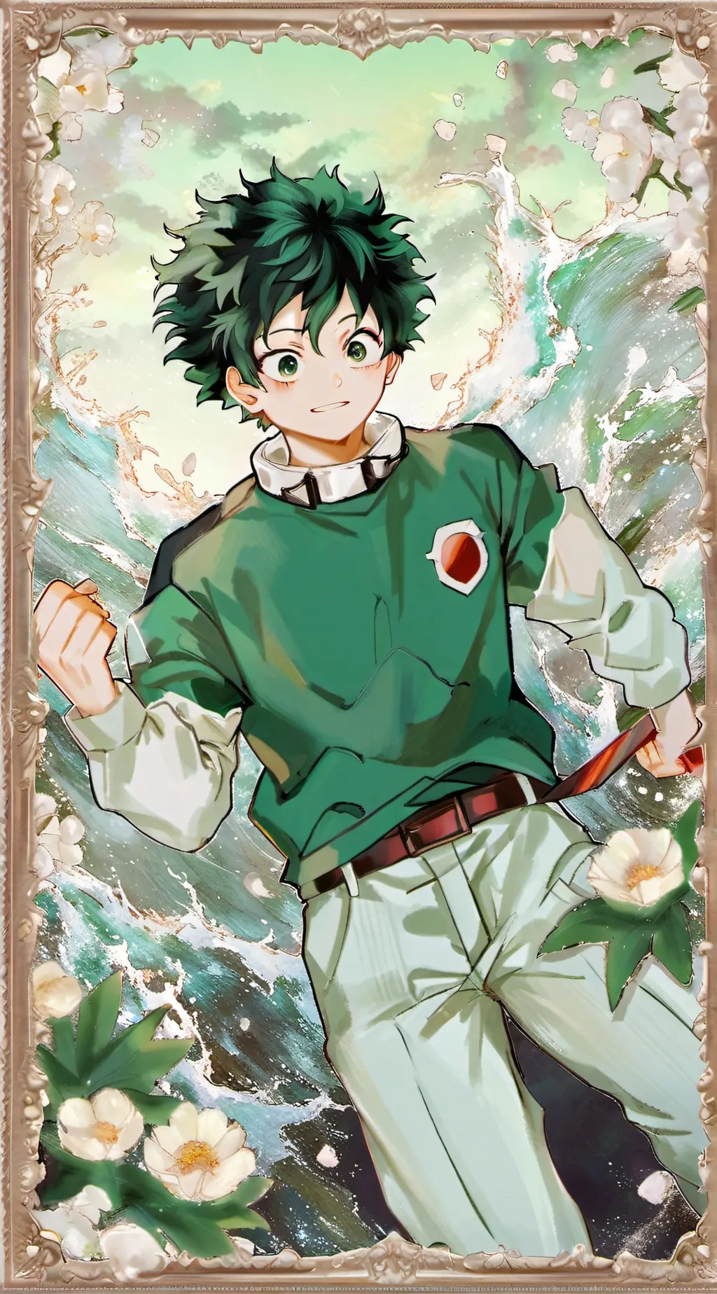 ai character: Izuku midoriya🥦 background