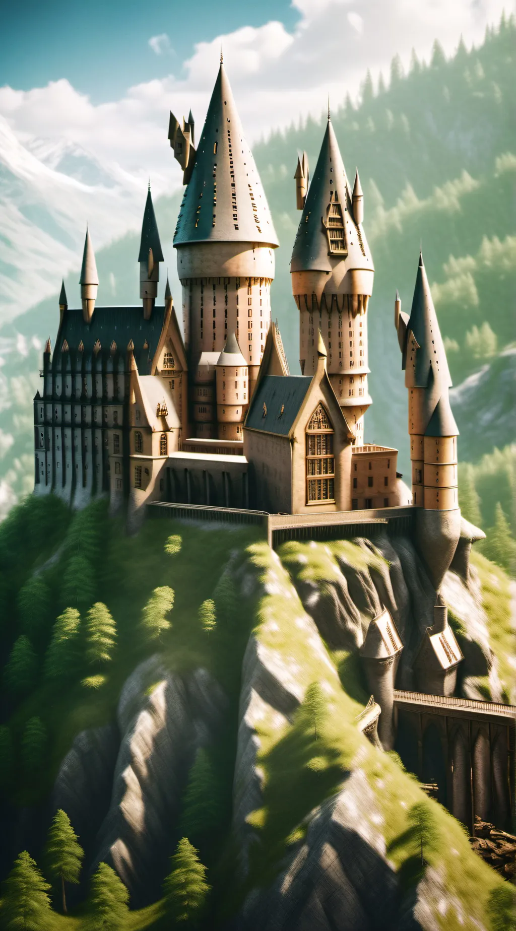 ai character: Hogwarts background