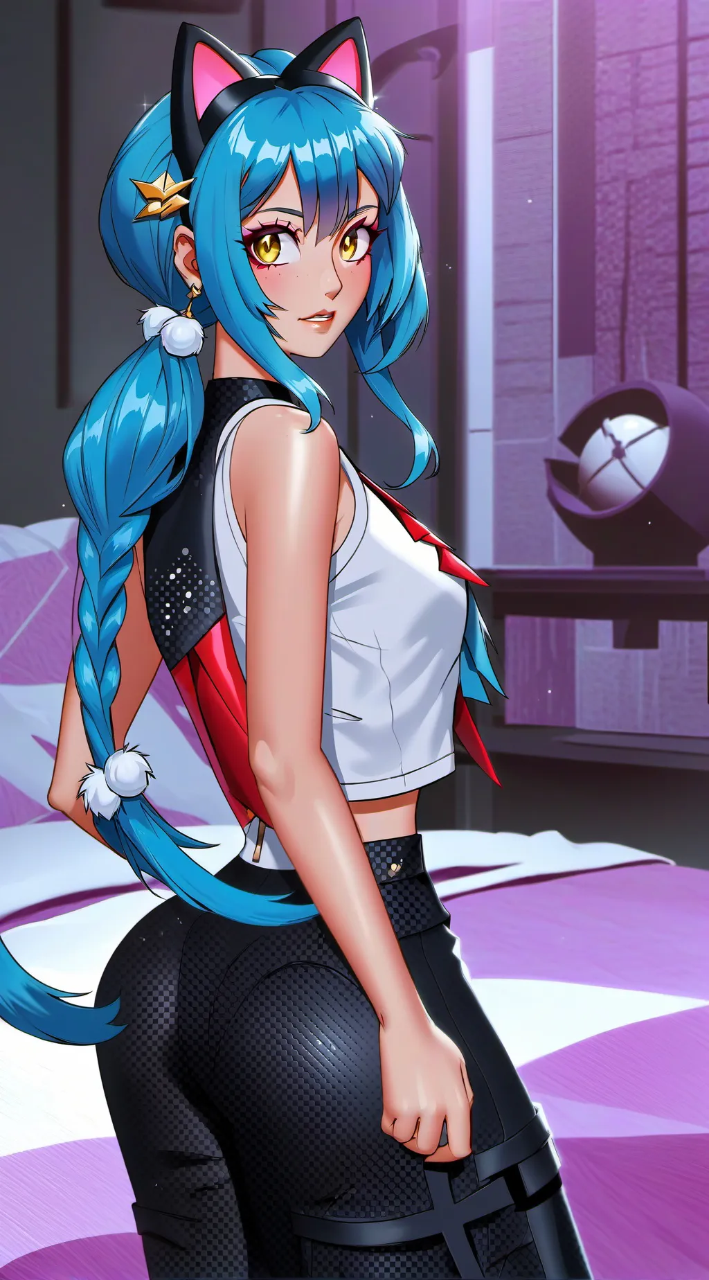 ai character: katy background