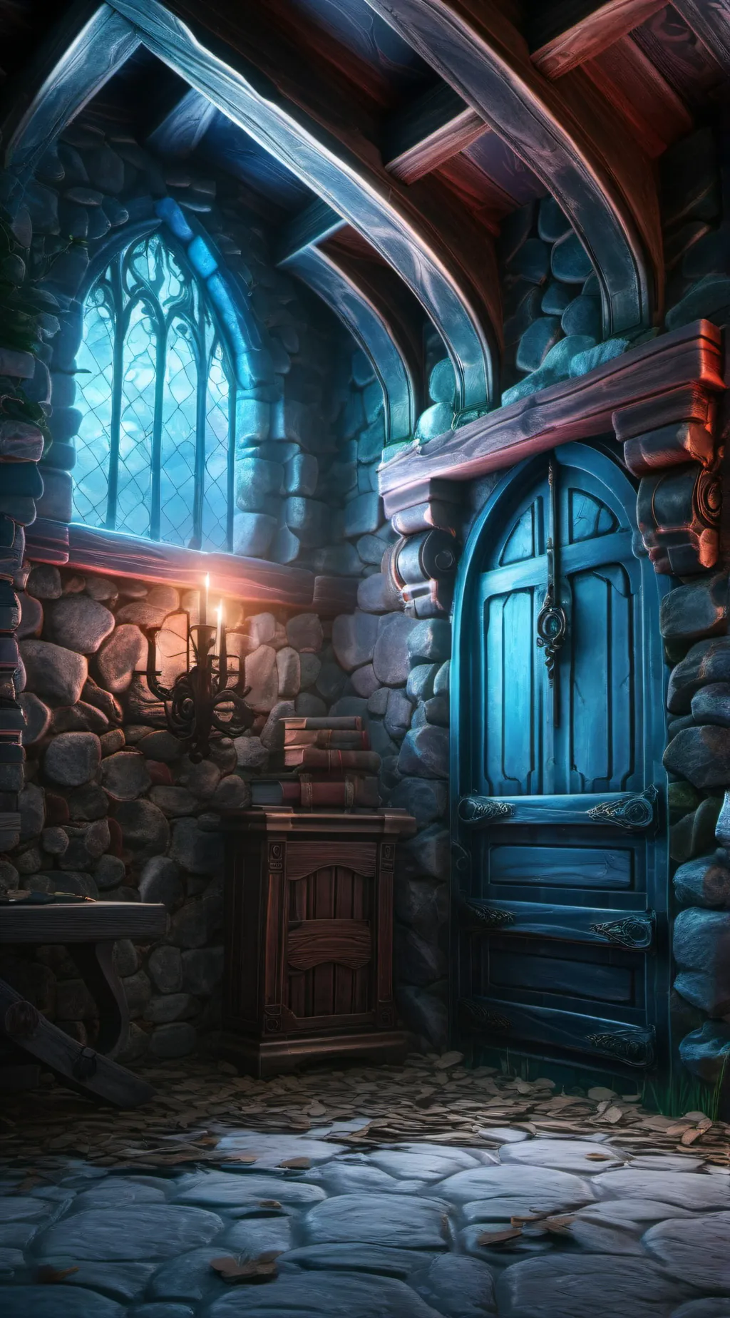 ai character: My freak room￼ background