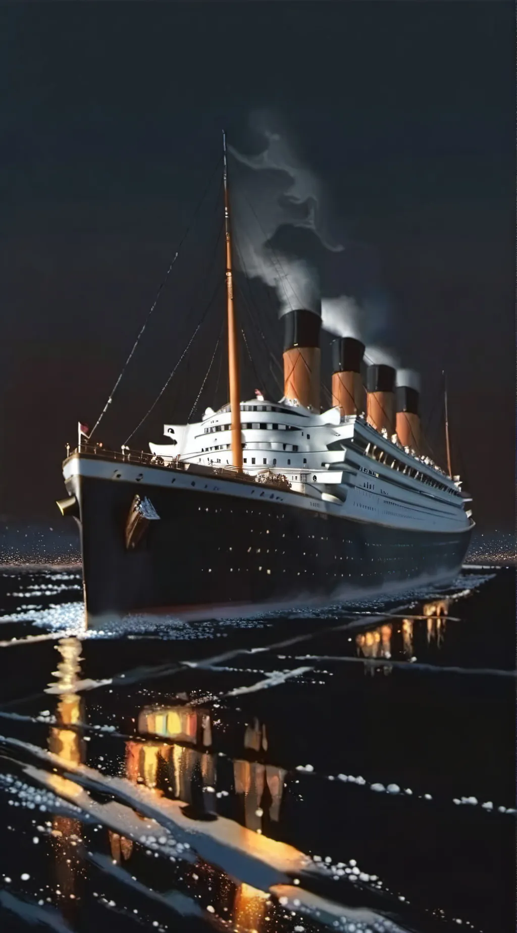 ai character: BFB On The Titanic background