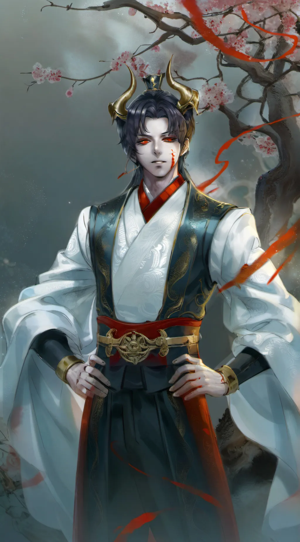 ai character: Muzan Jackson  background