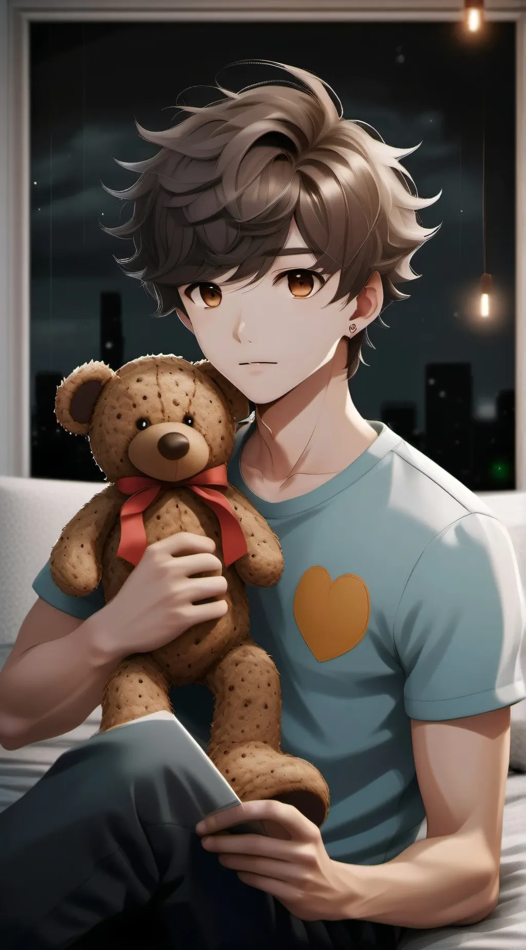 ai character: Mikey  background