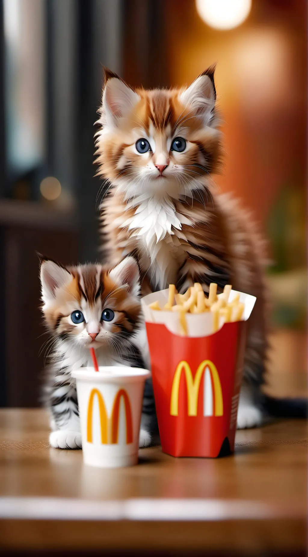 ai character: mcdonalds cat background
