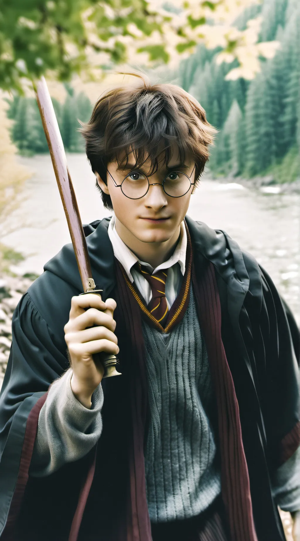 ai character: Hogwarts  background