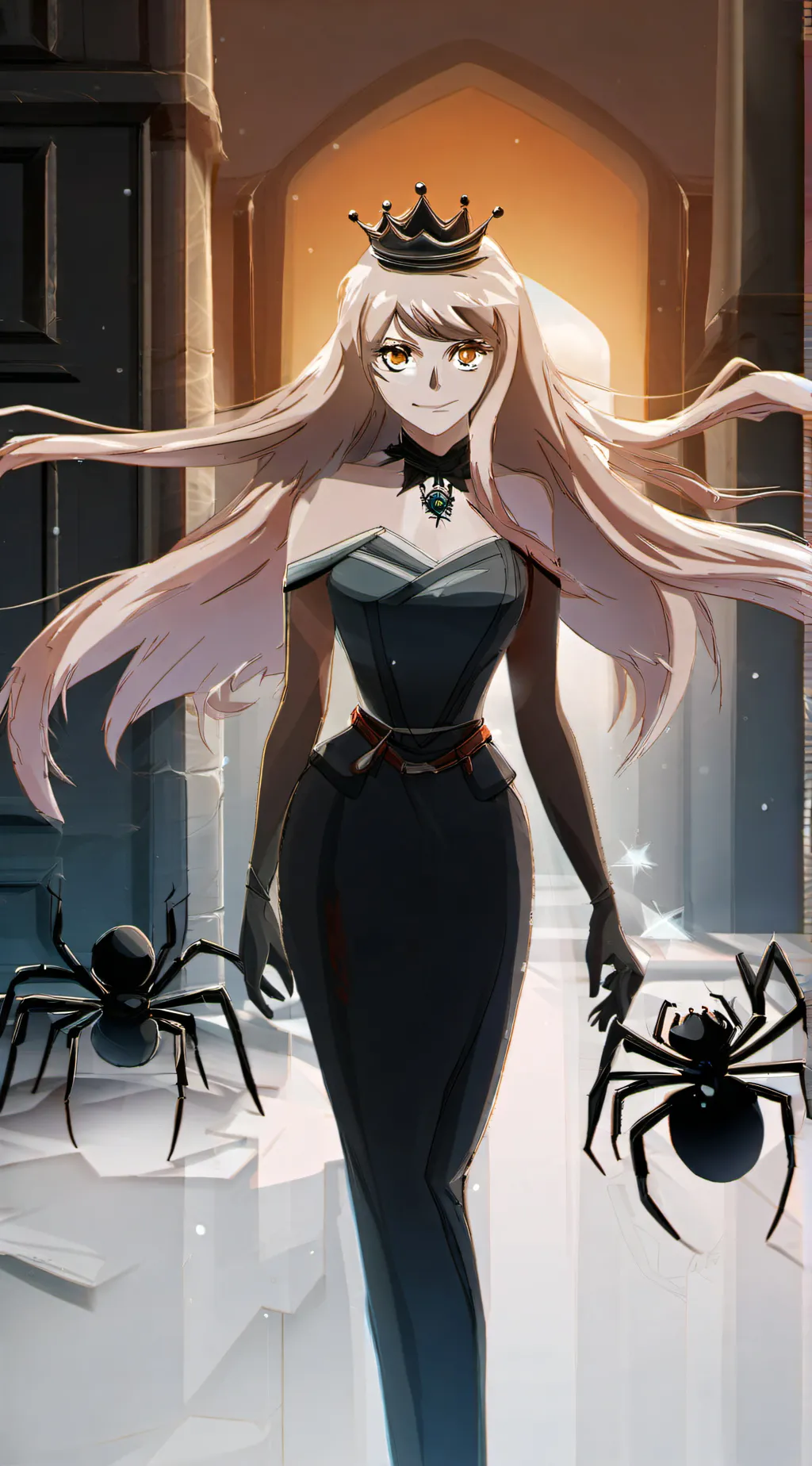 ai character: Junko enshima background