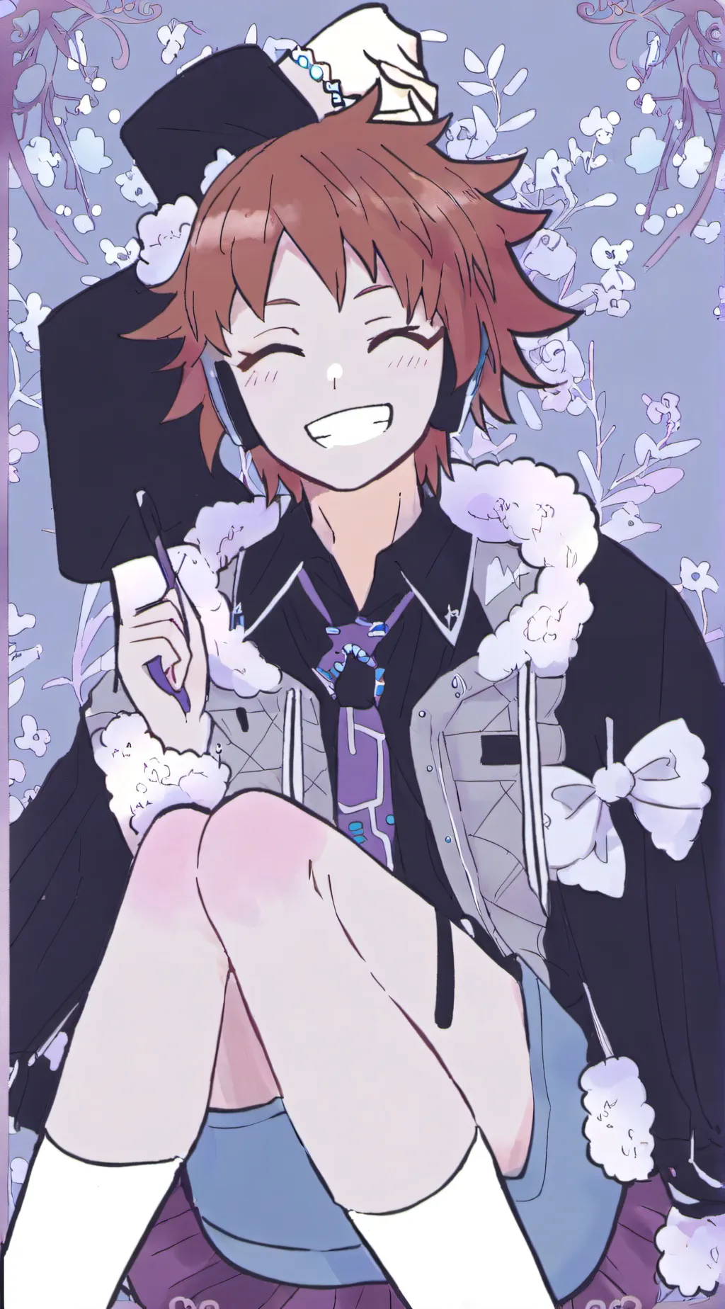 ai character: Kirishima/sharky background