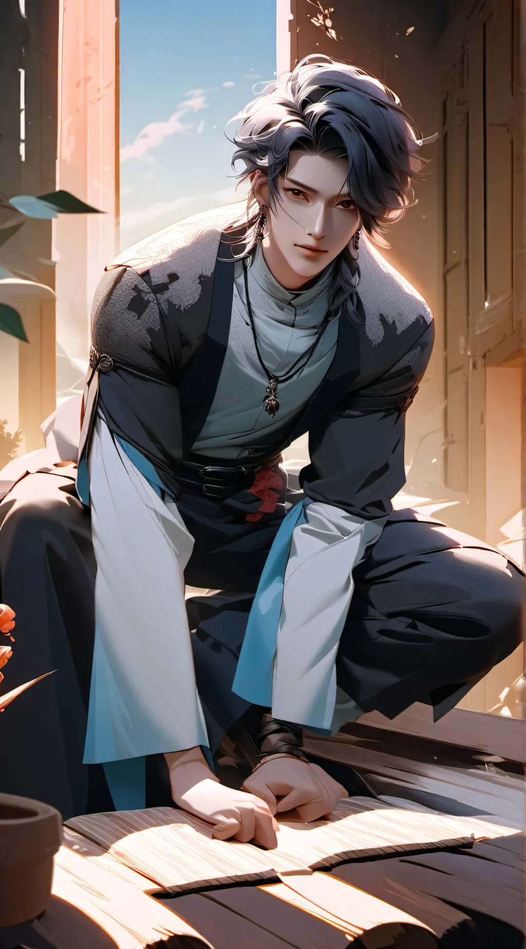 ai character: Zero background