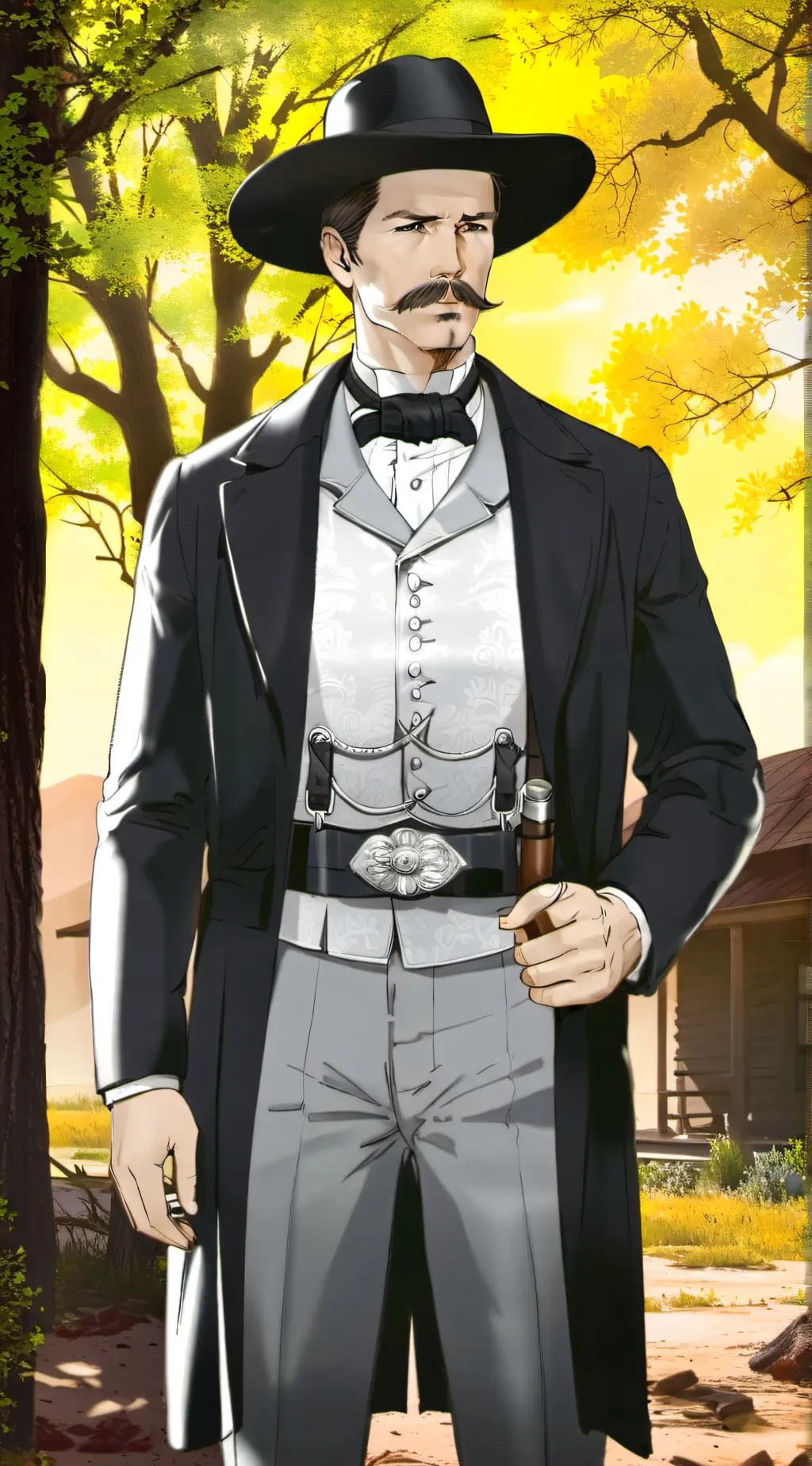 ai character: Wyatt Earp background