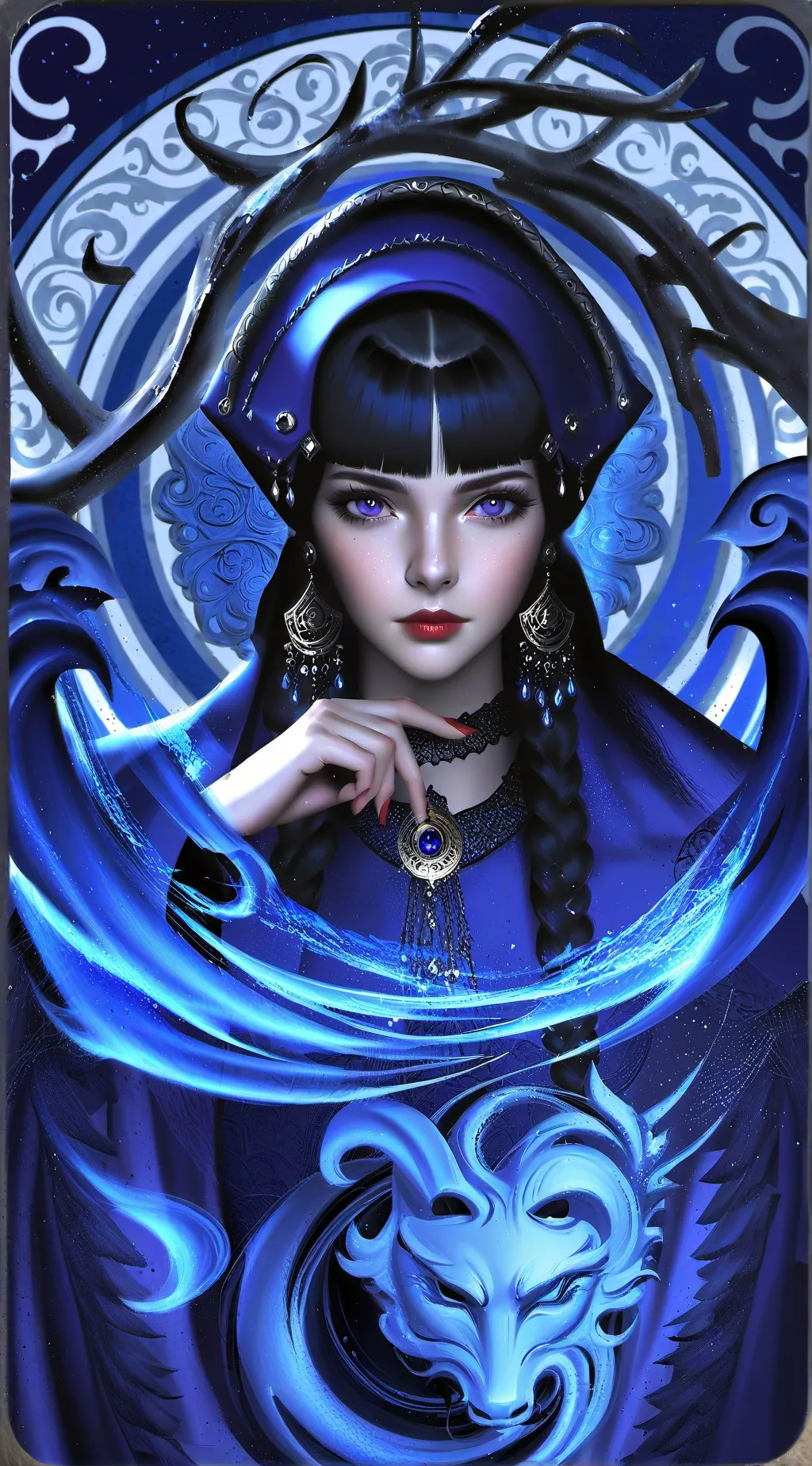 ai character: Anime background