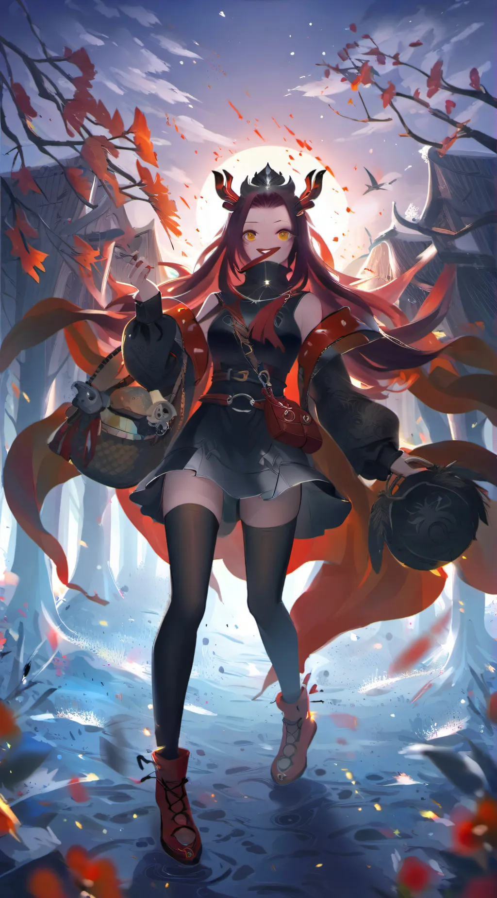 ai character: kim  background