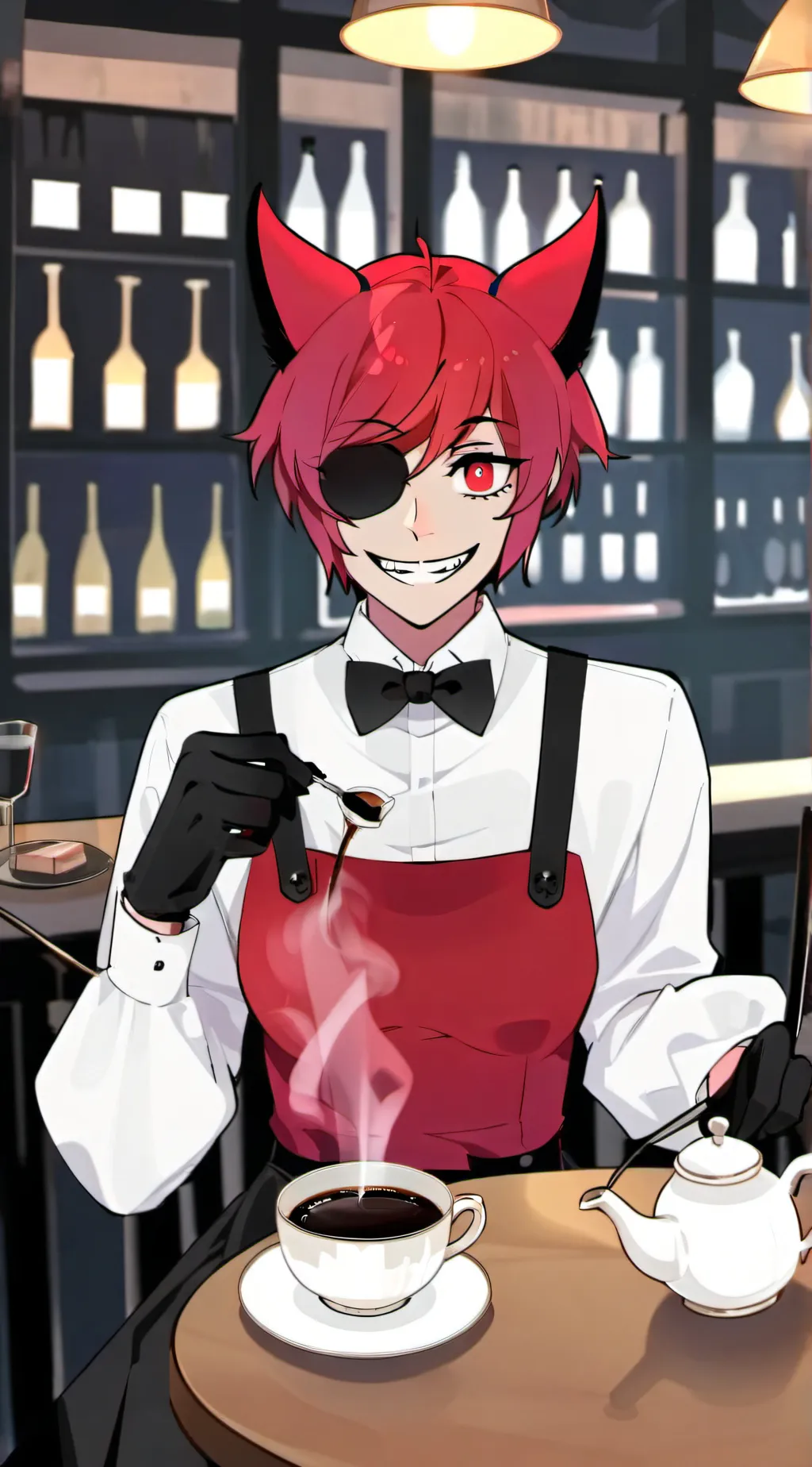 ai character: Alastor  background