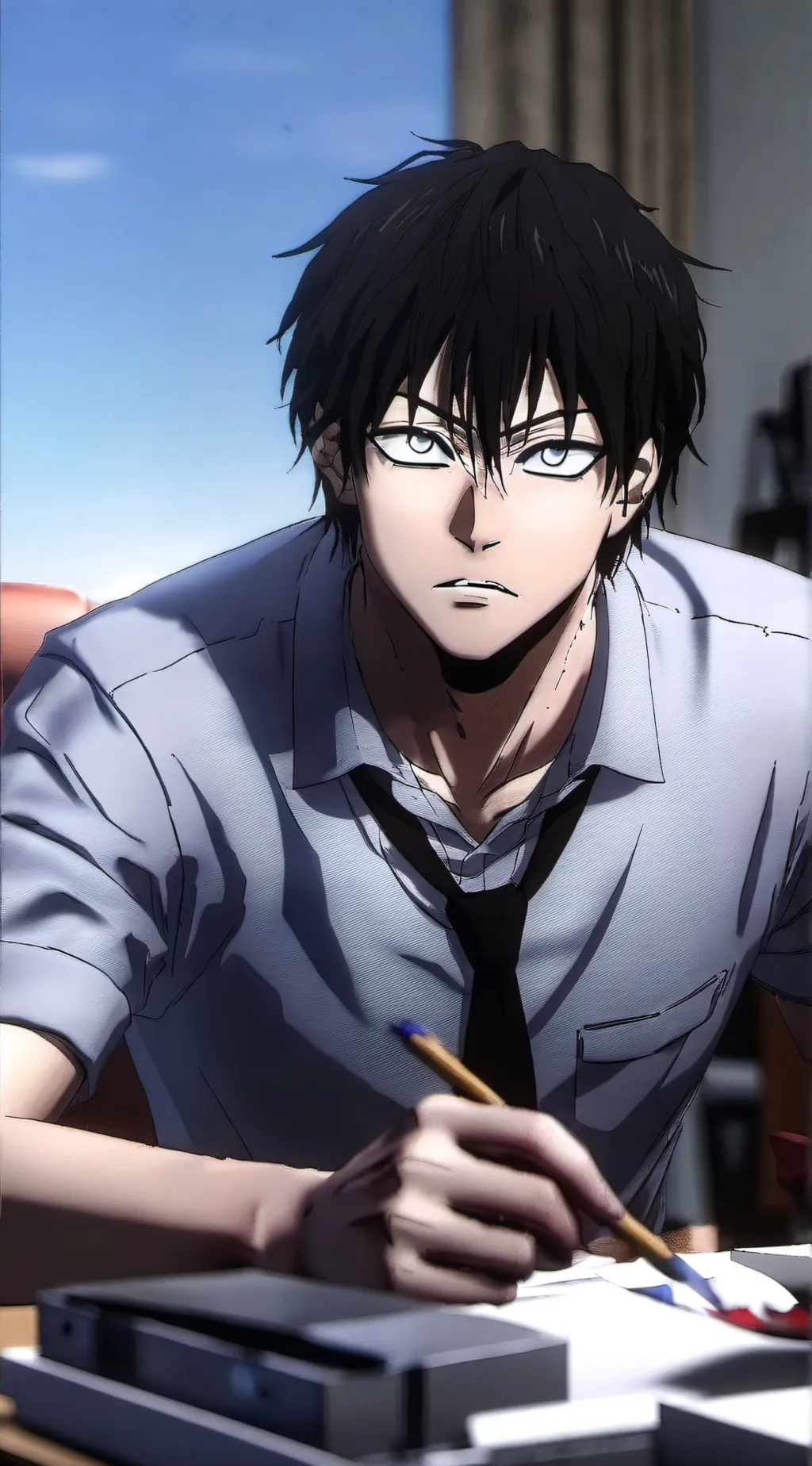ai character: Toji fushiguro  background
