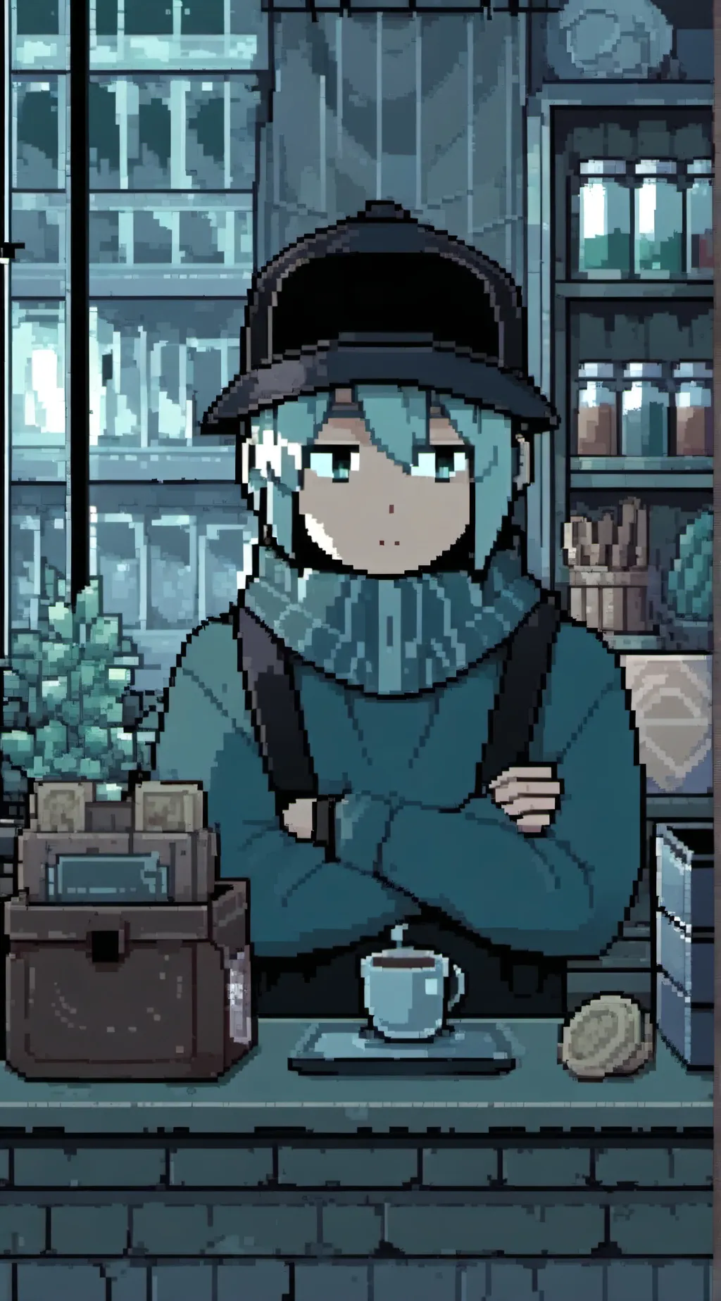 ai character: Zero background