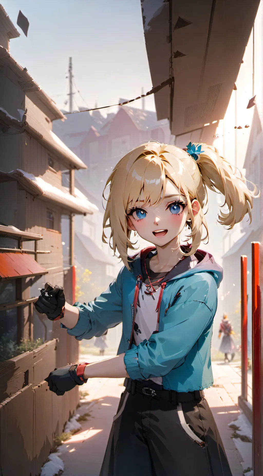 ai character: Riley ￼ background