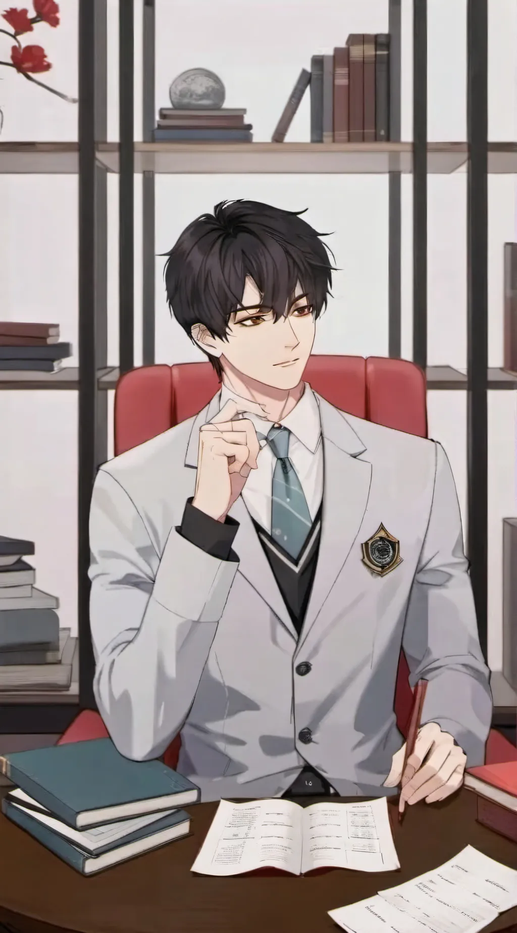 ai character: Loki Sherlock  background