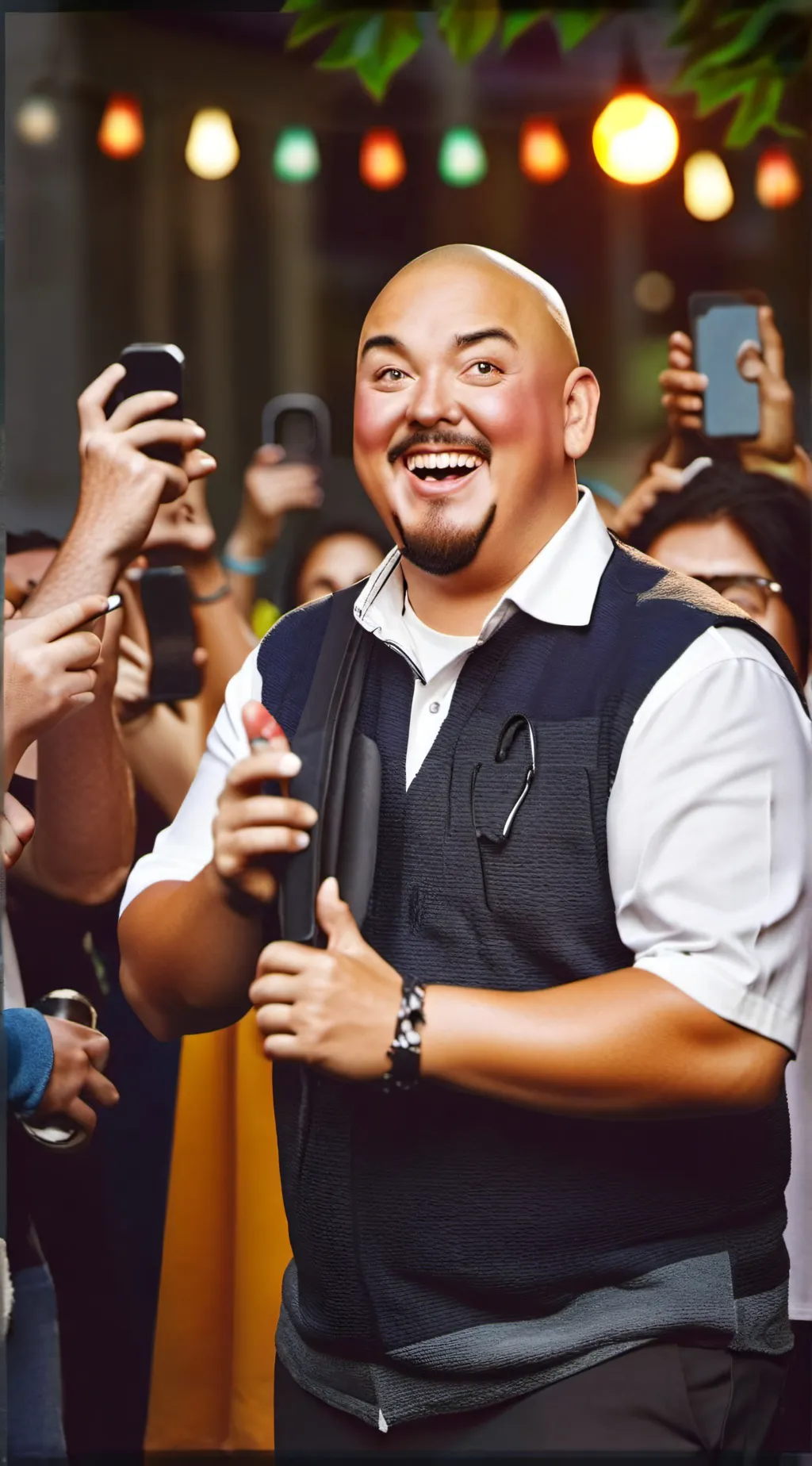 ai character: Gabriel Iglesias background
