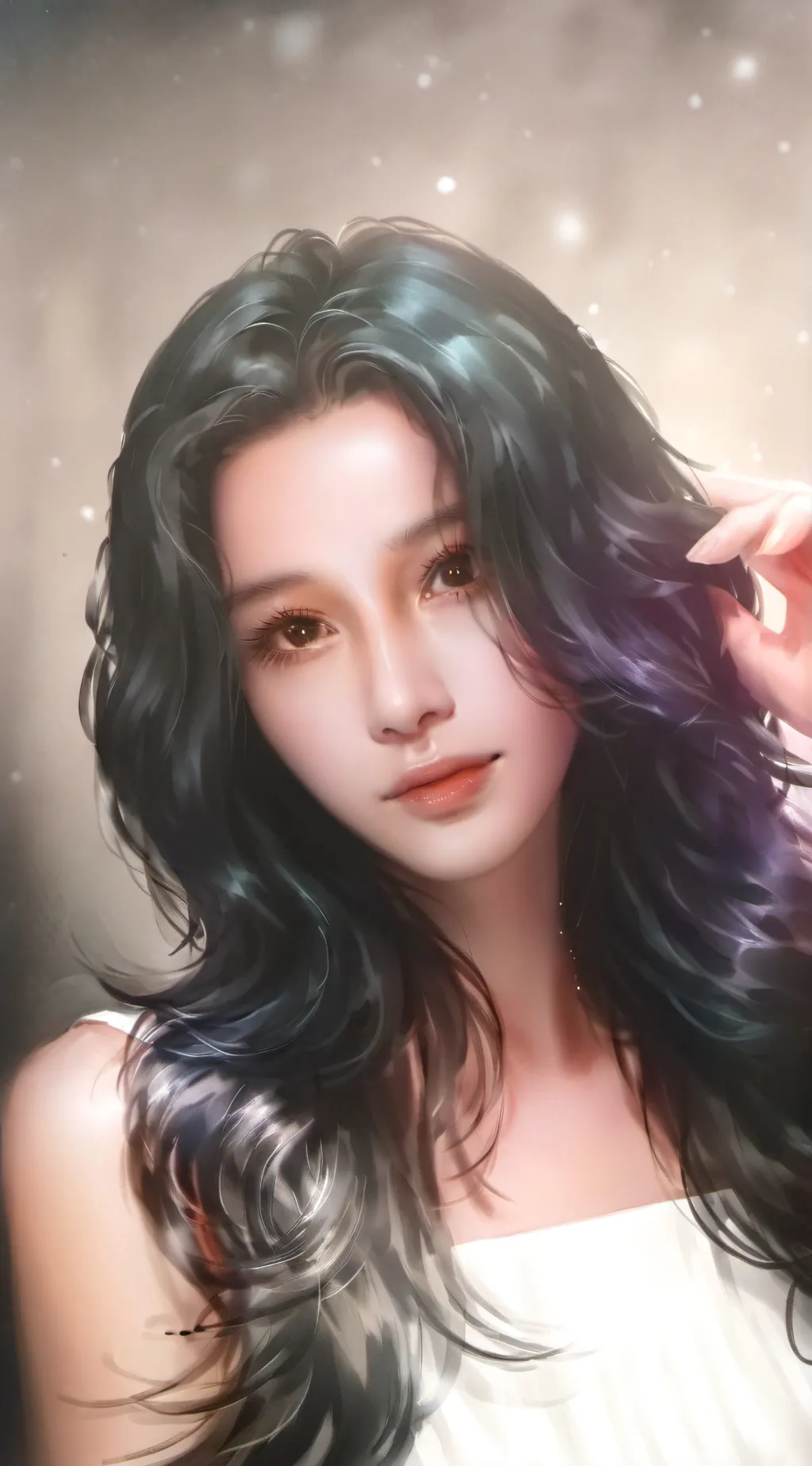 ai character: Kimberly loaiza  background