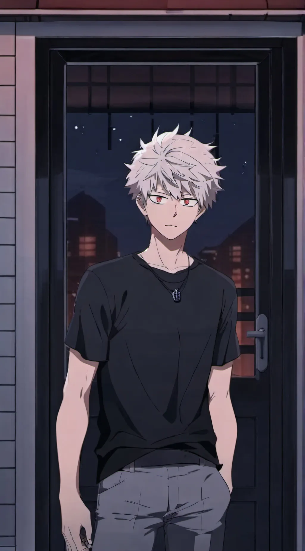 ai character: Katsuki bakugo background