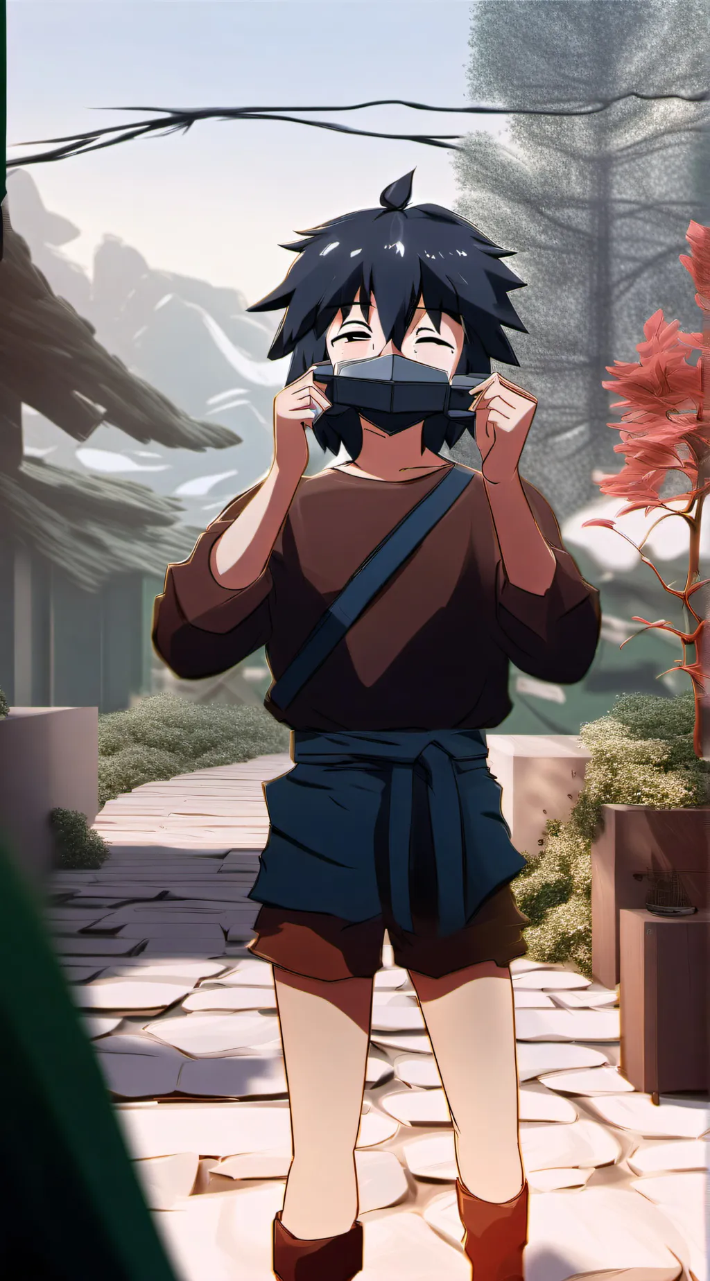 ai character: Azu  background