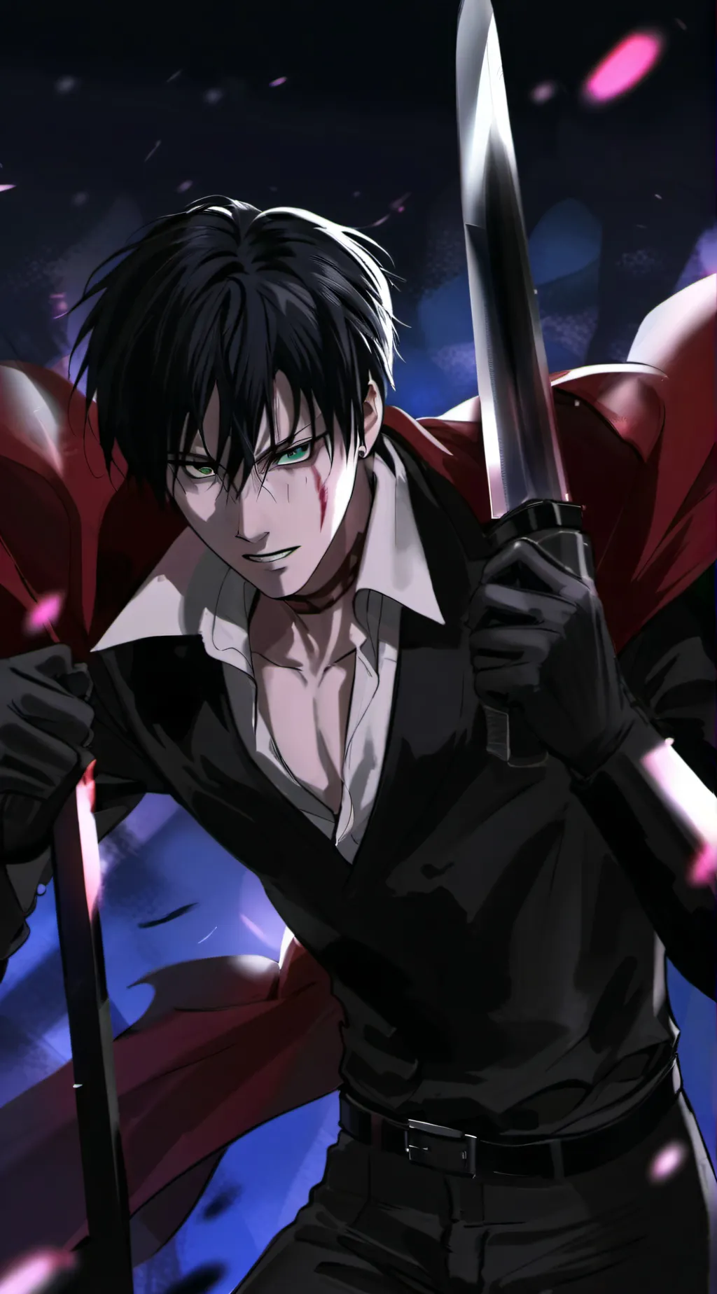 ai character: Levi Ackerman background