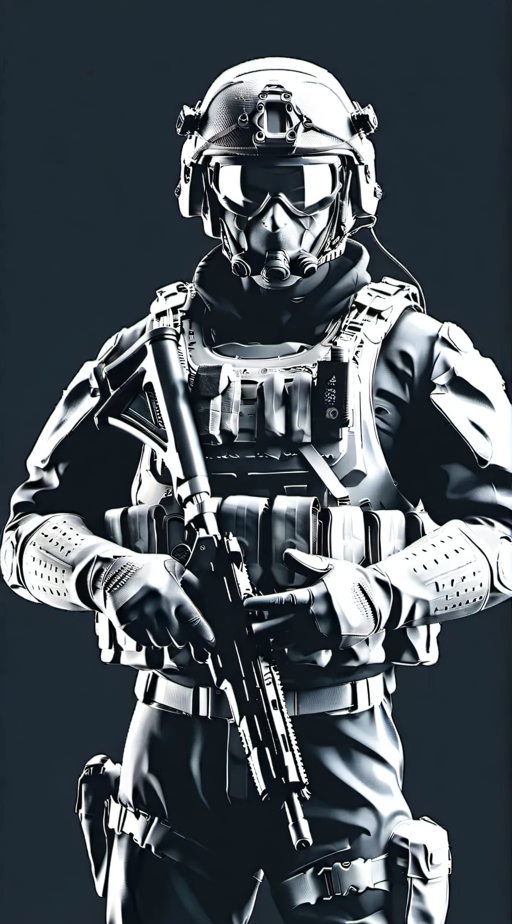 ai character: MTF commander background