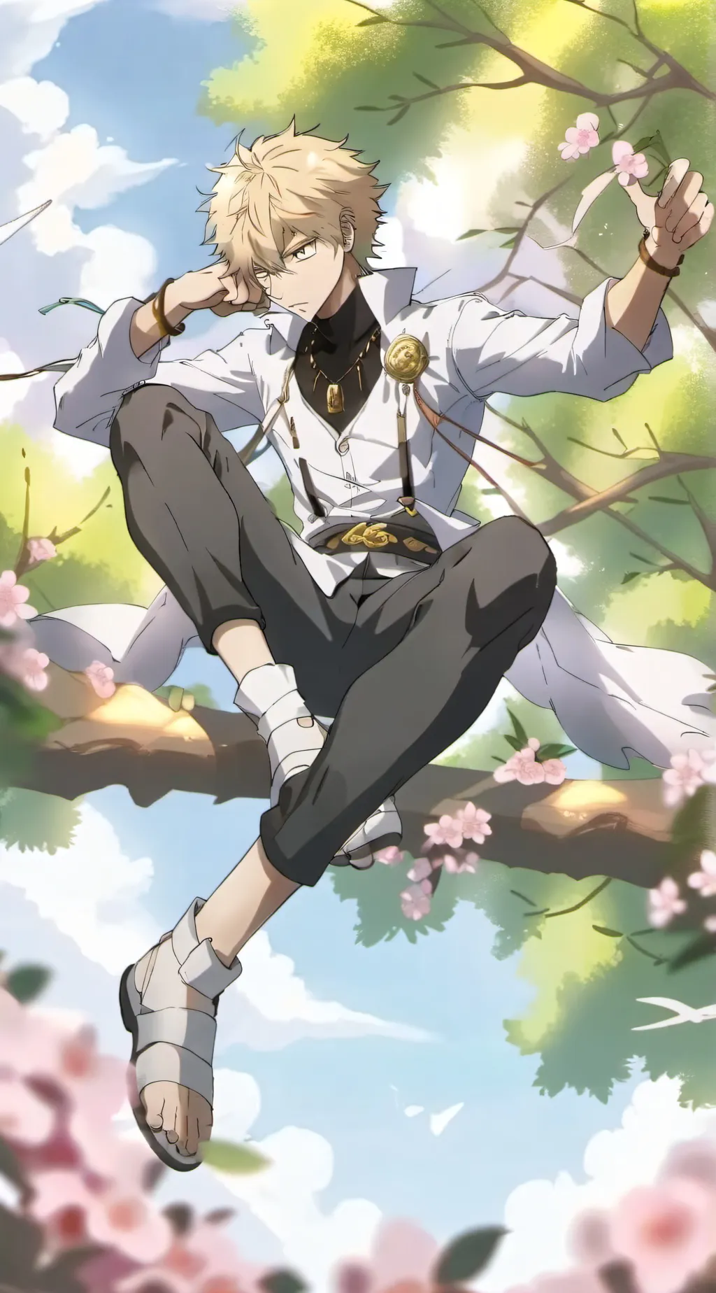 ai character: bakugo/kacchan background