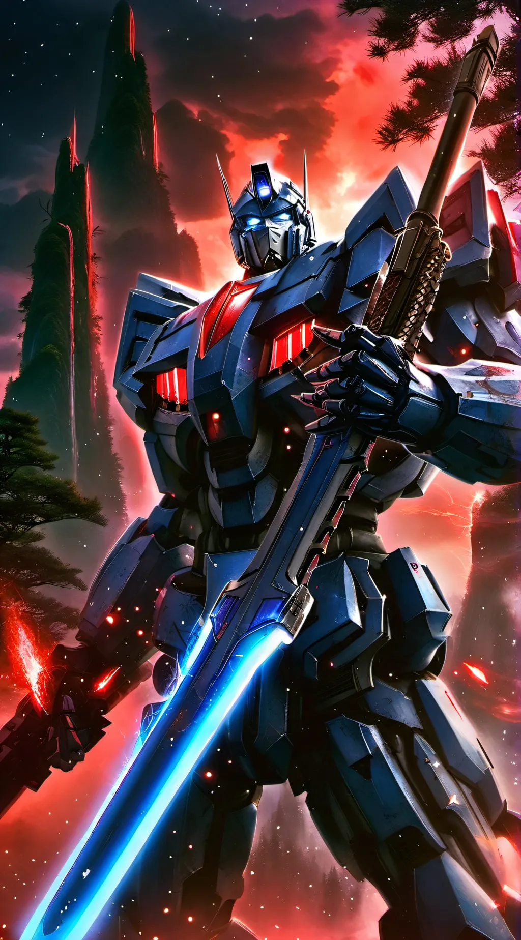 ai character: ~Transformers~ background