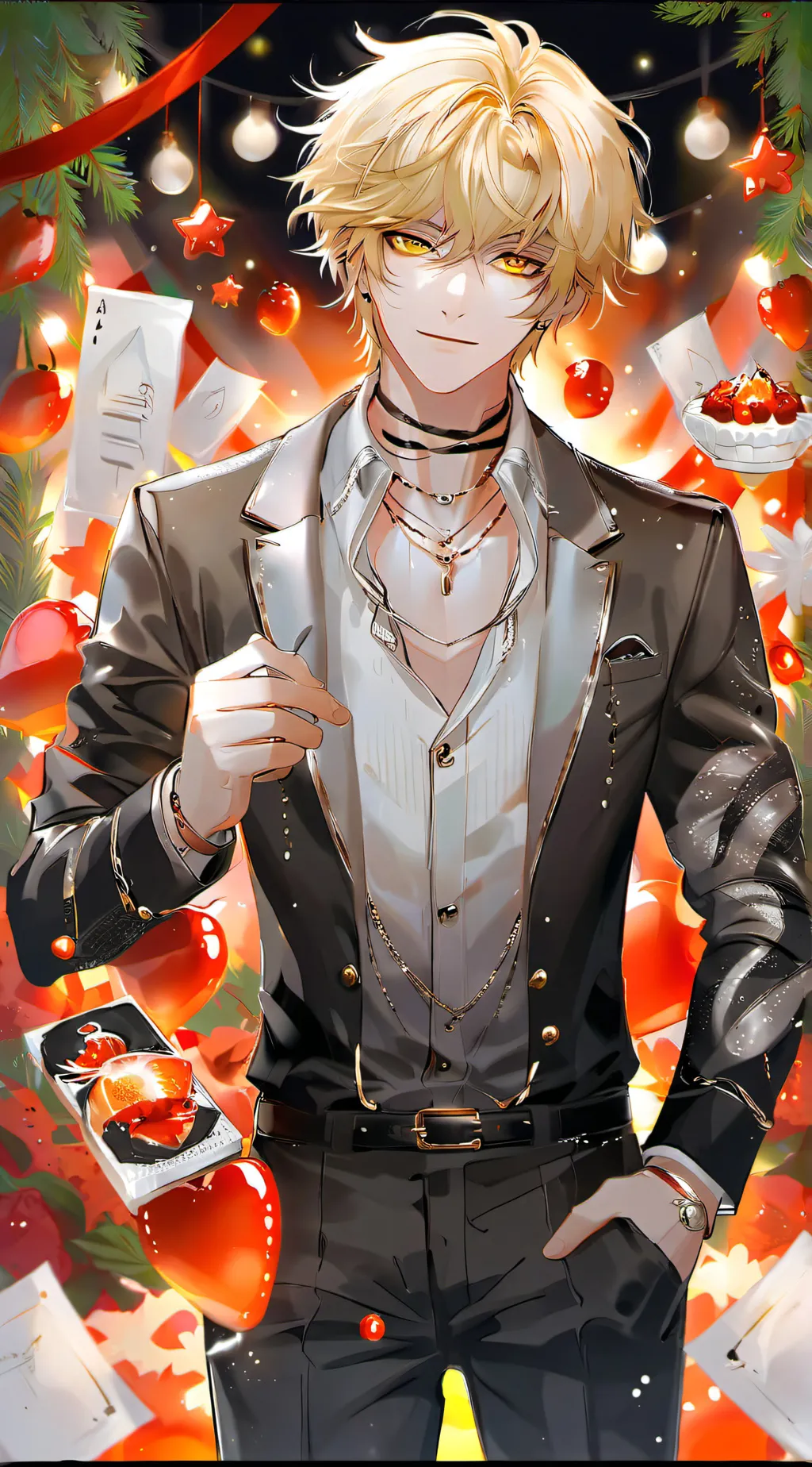 ai character: ~Mïķę~ background
