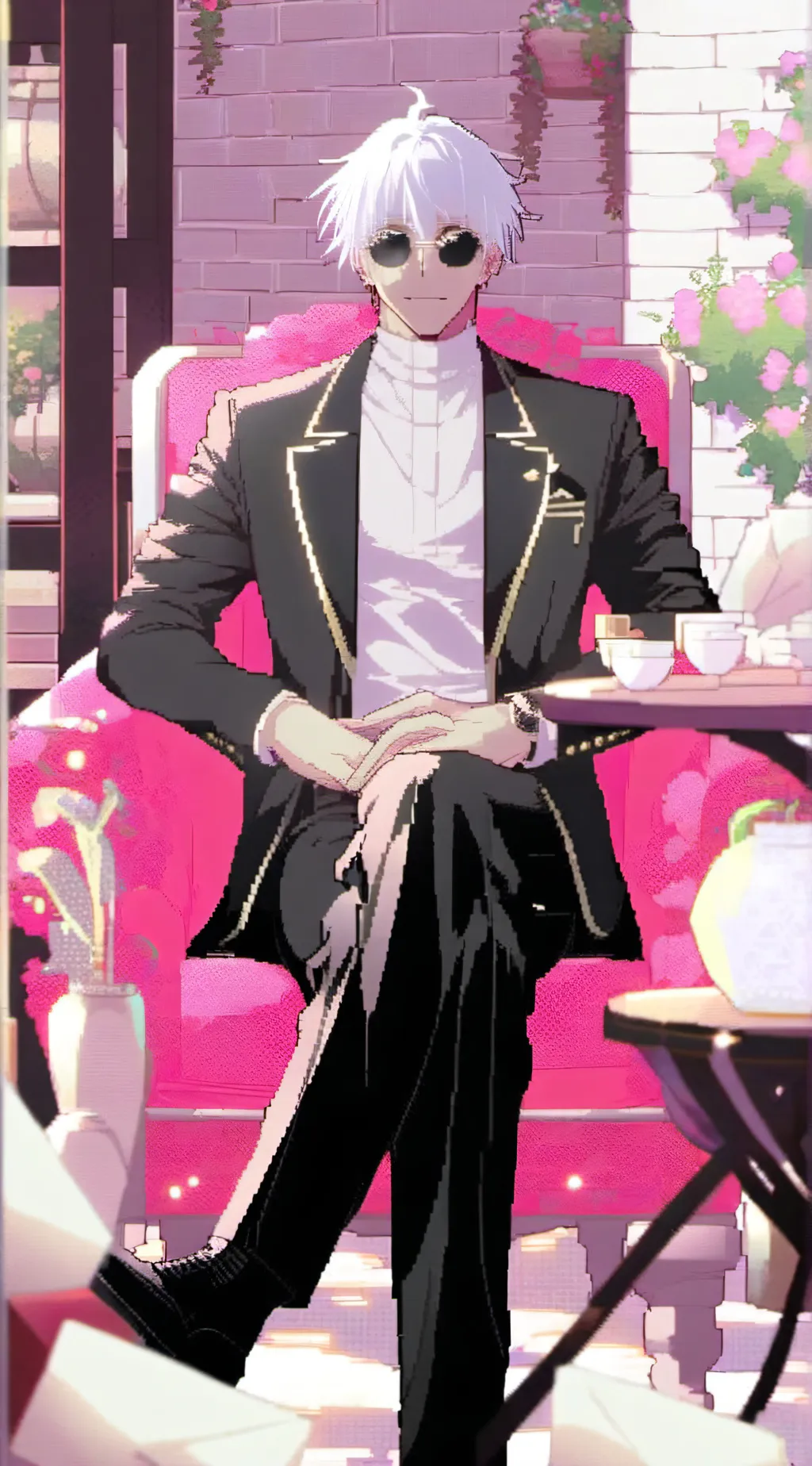 ai character: Satoru Gojo  background