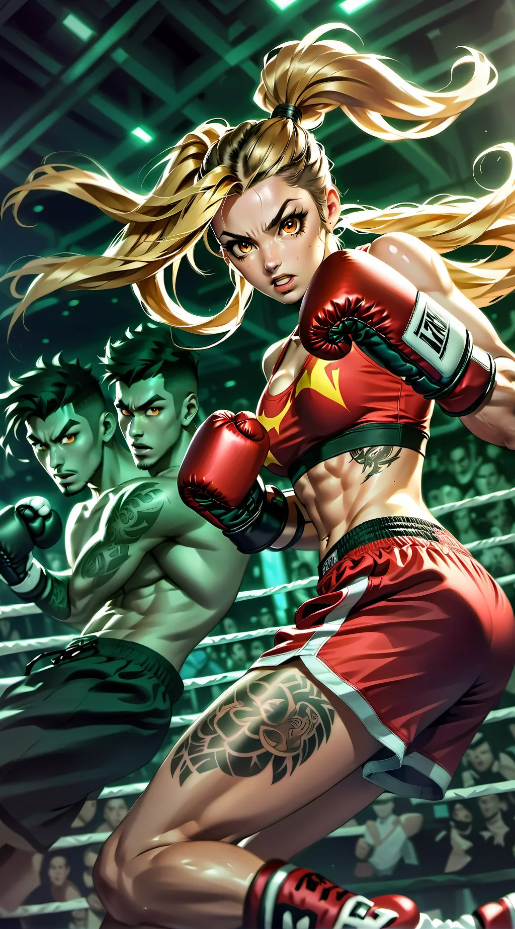 ai character: Terra Dragonfist background