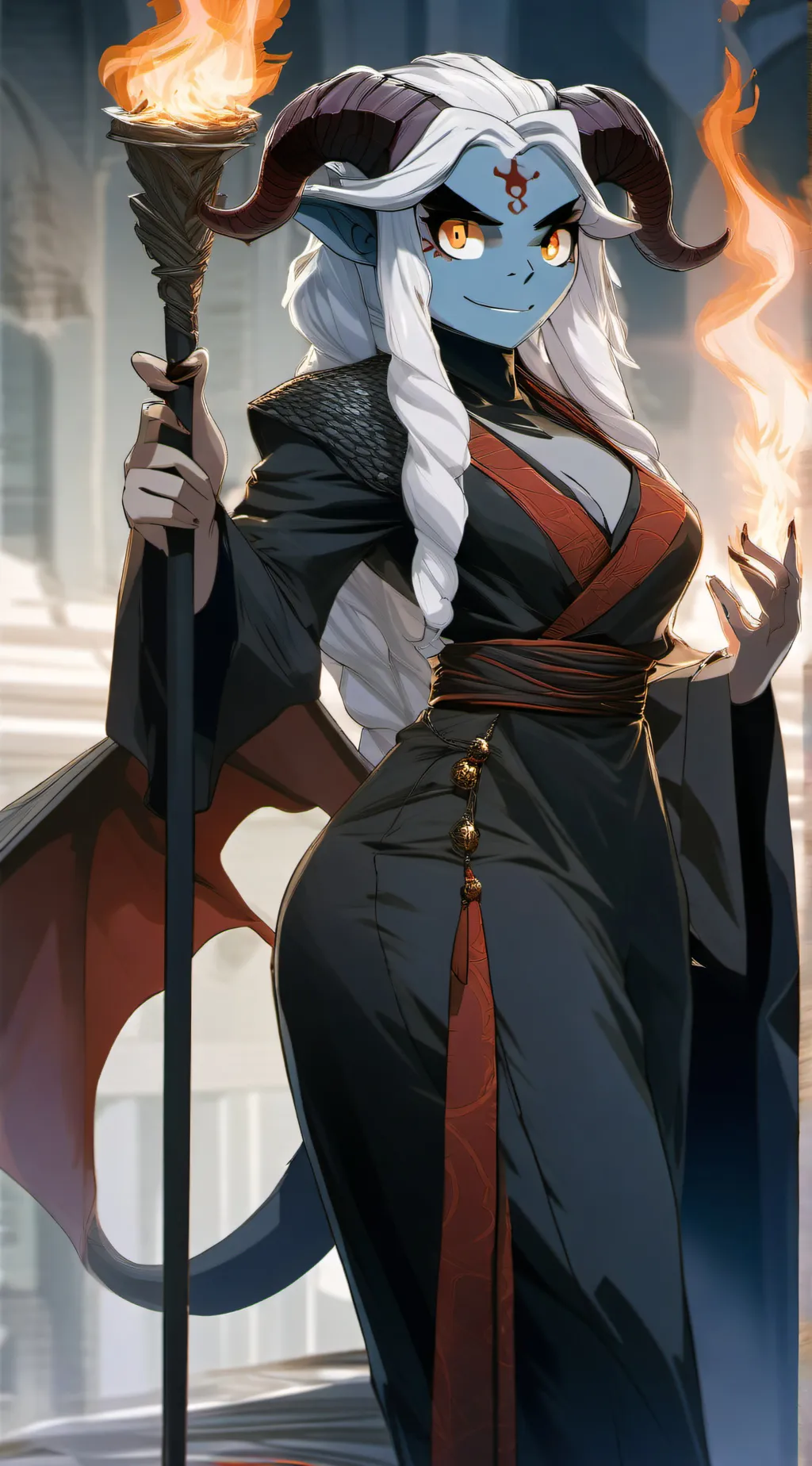 ai character: Mephisto Demon background