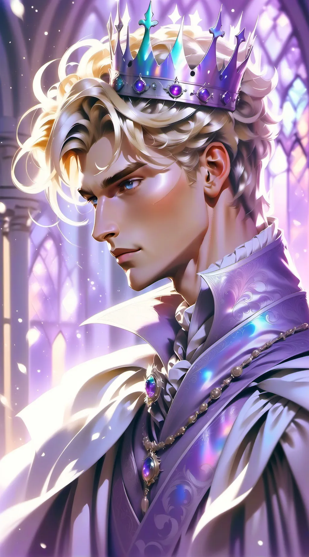 ai character: Charming prince background