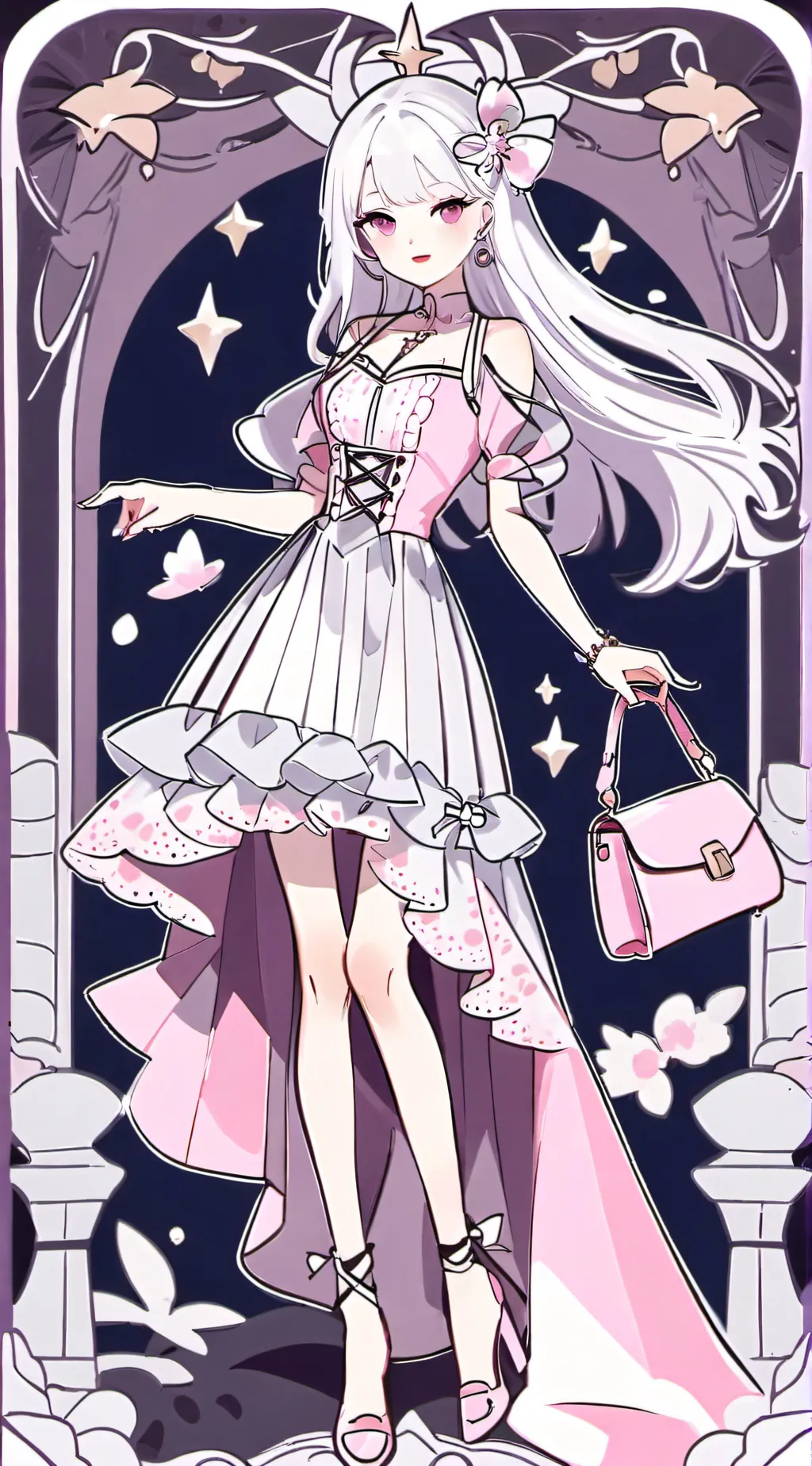ai character: starlette background