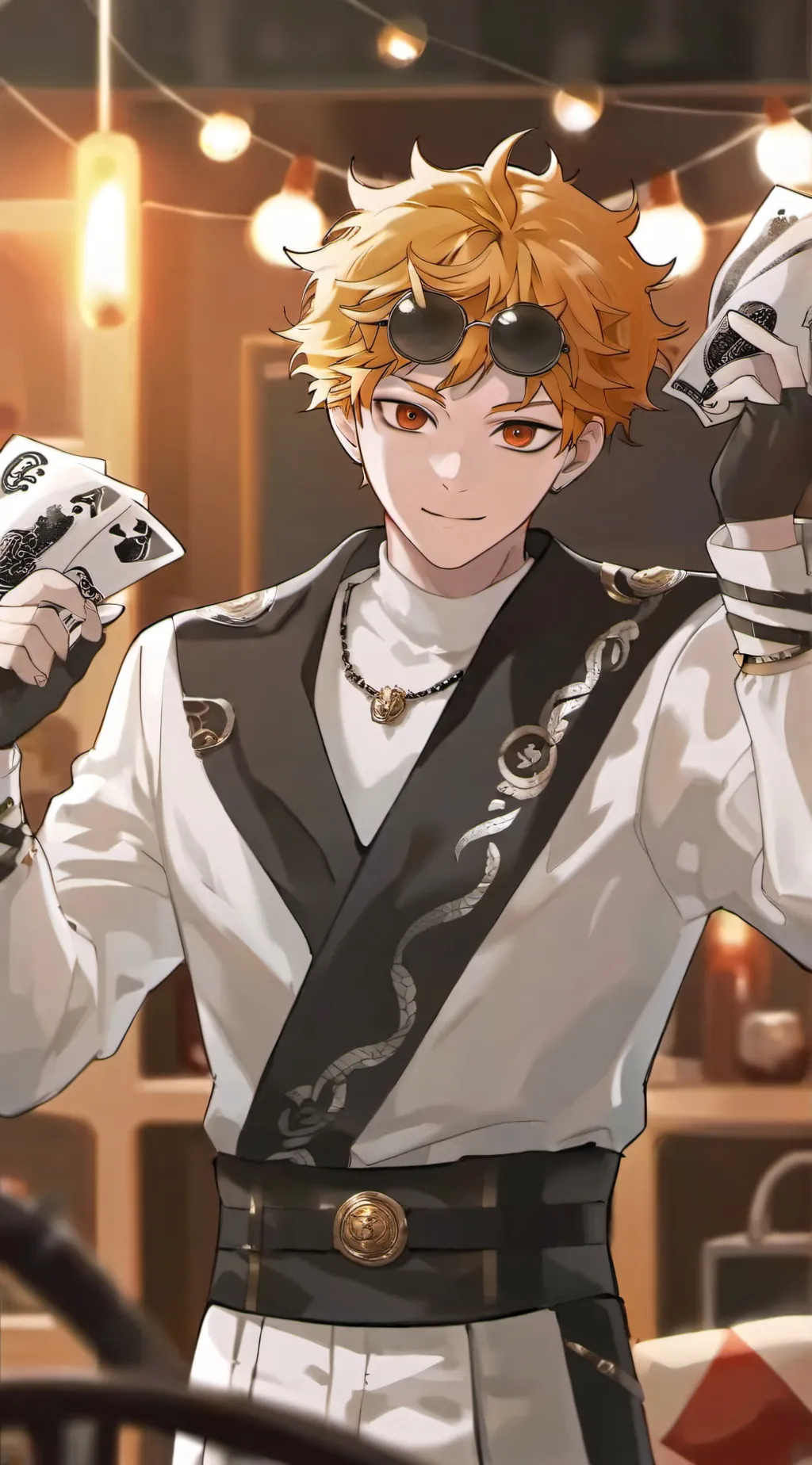 ai character: 星辰 background