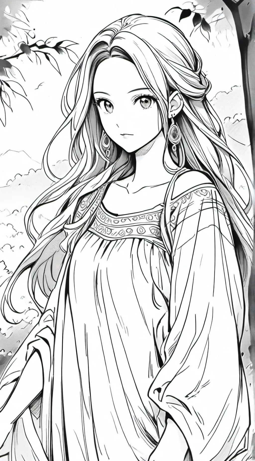 ai character: Mother Natures Dau background