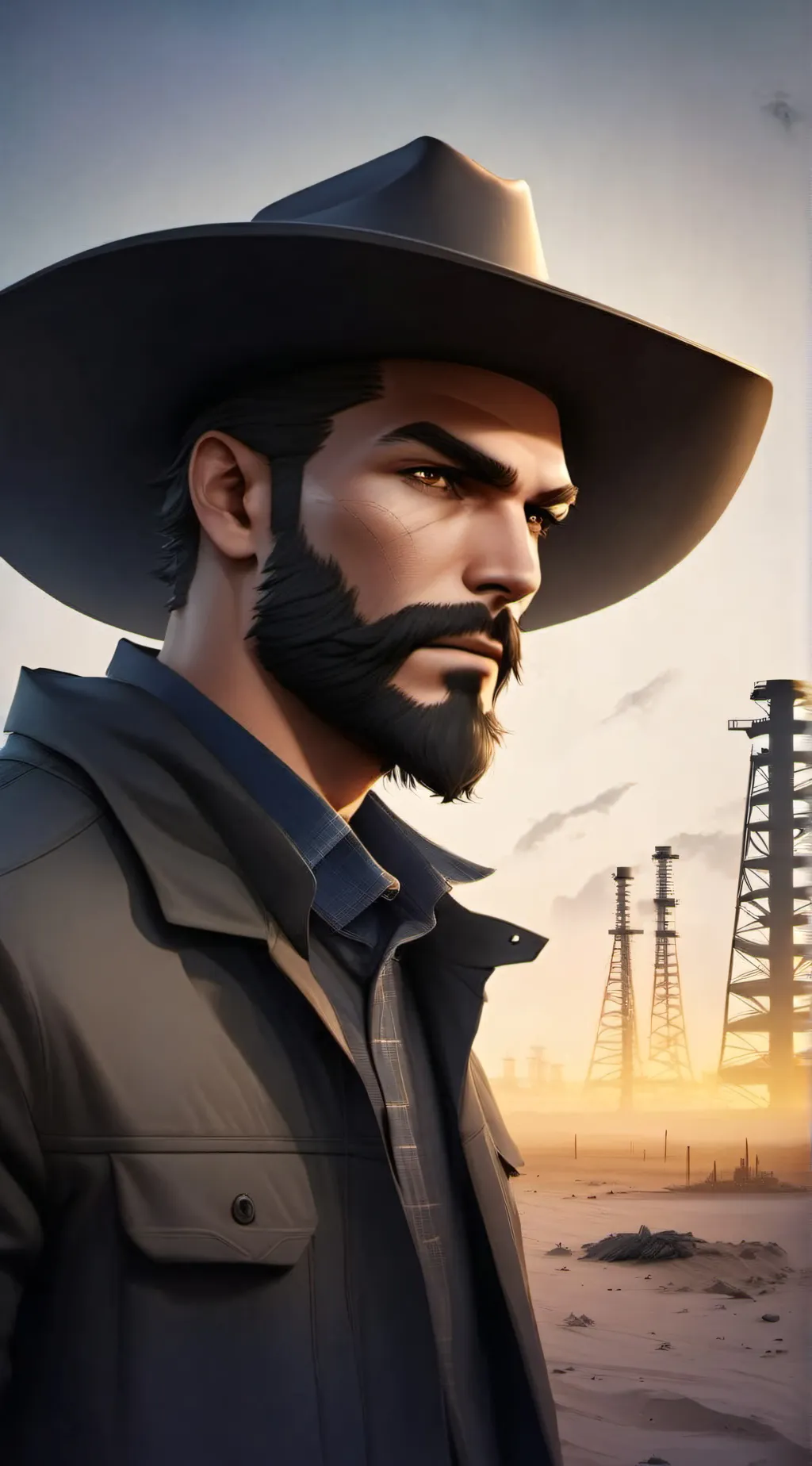 ai character: Beau background