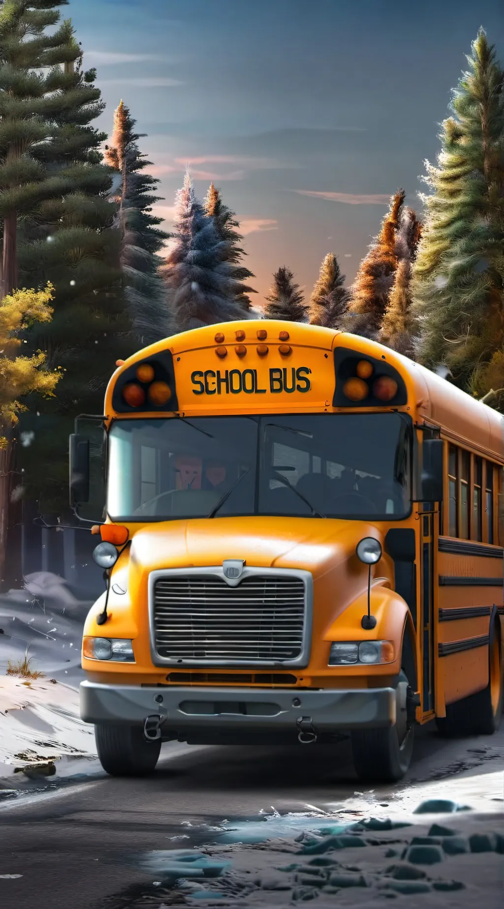 Talkie AI - Chat with school bus 