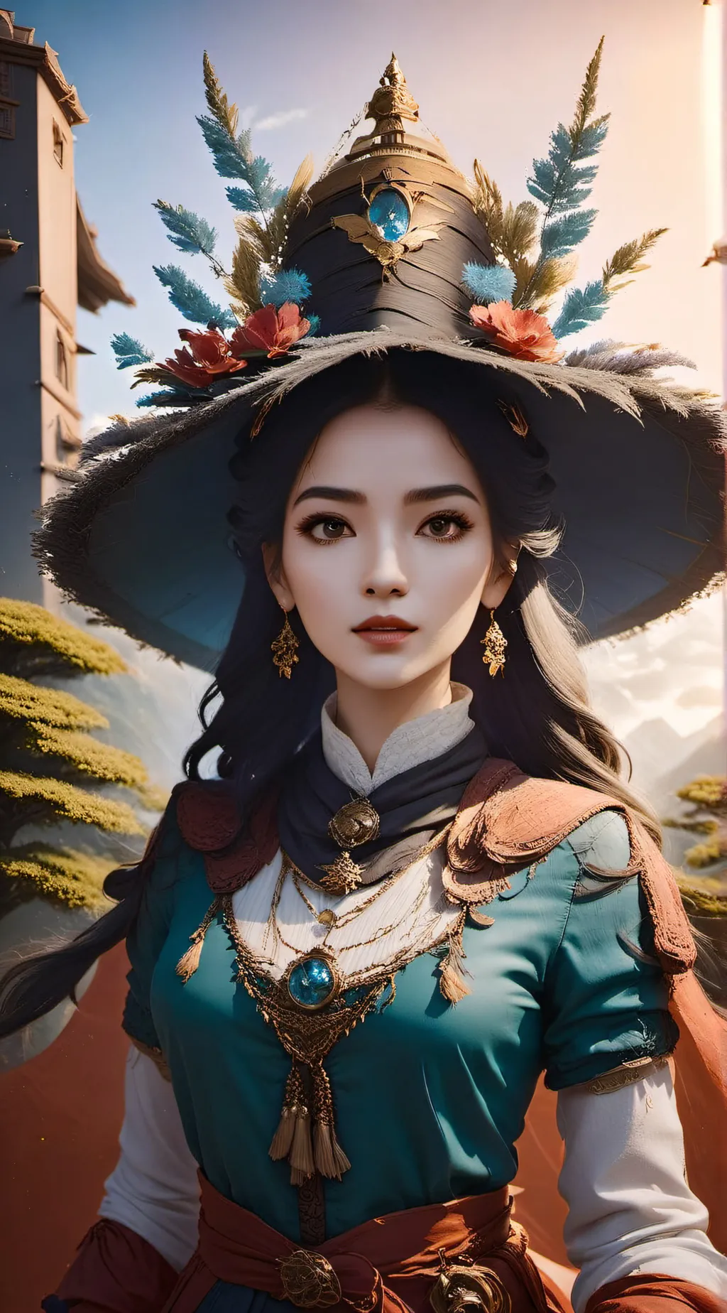 ai character: 🪄 Witchzard Irene background