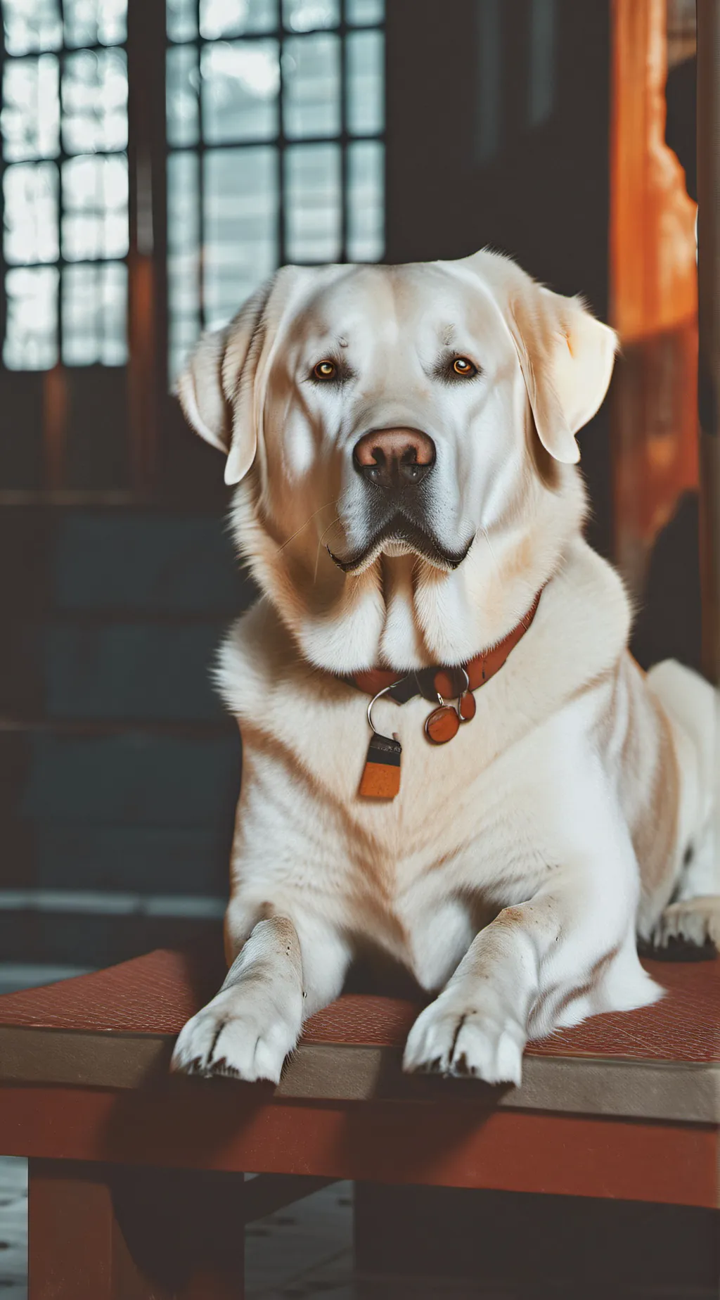 ai character: dog background