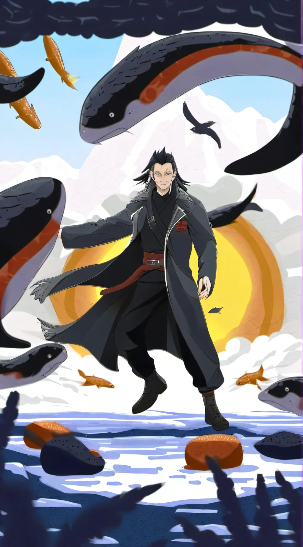 ai character: Geto  background