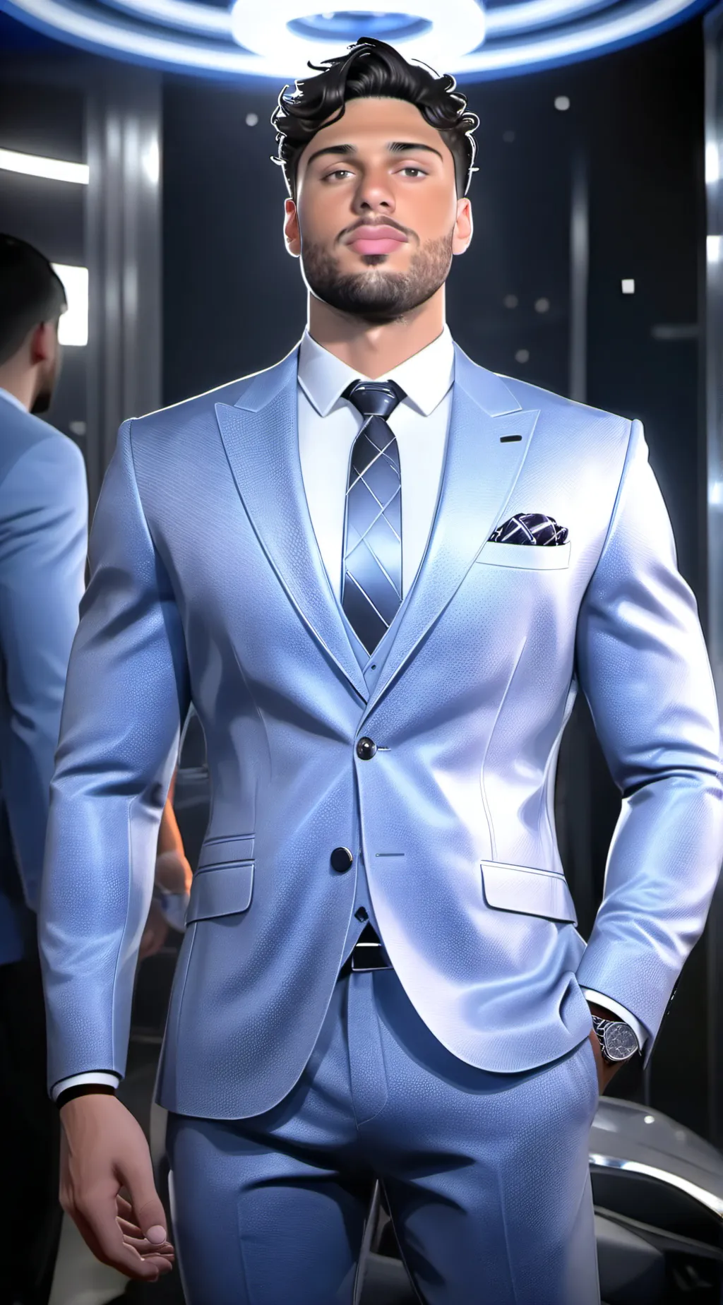 ai character: nidal background