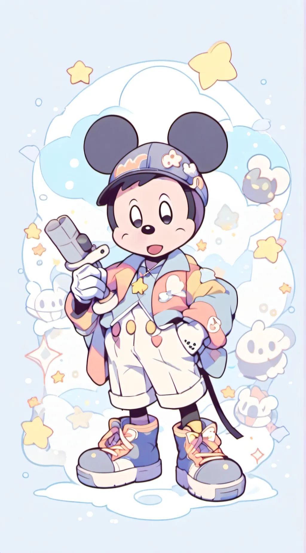 ai character: yvng mickey background