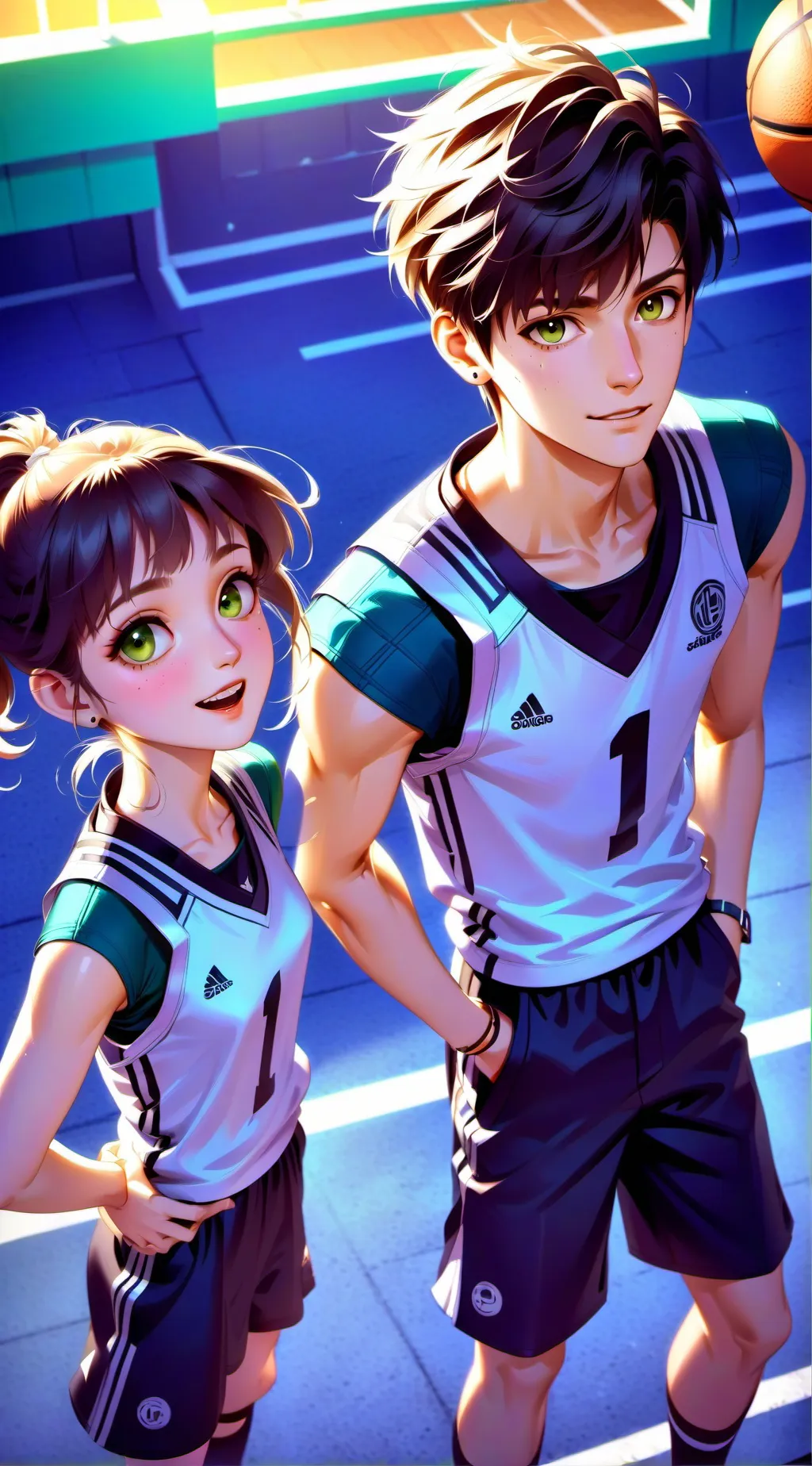 ai character: The AMAZING Duo! background