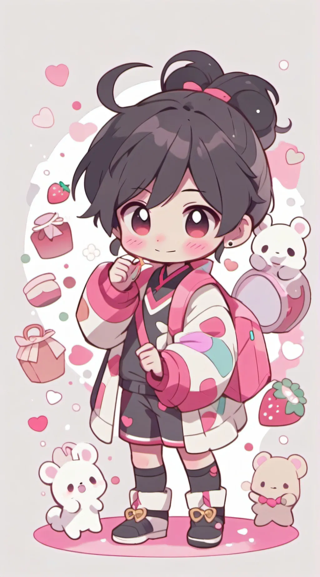 ai character: Annie and Ellie background