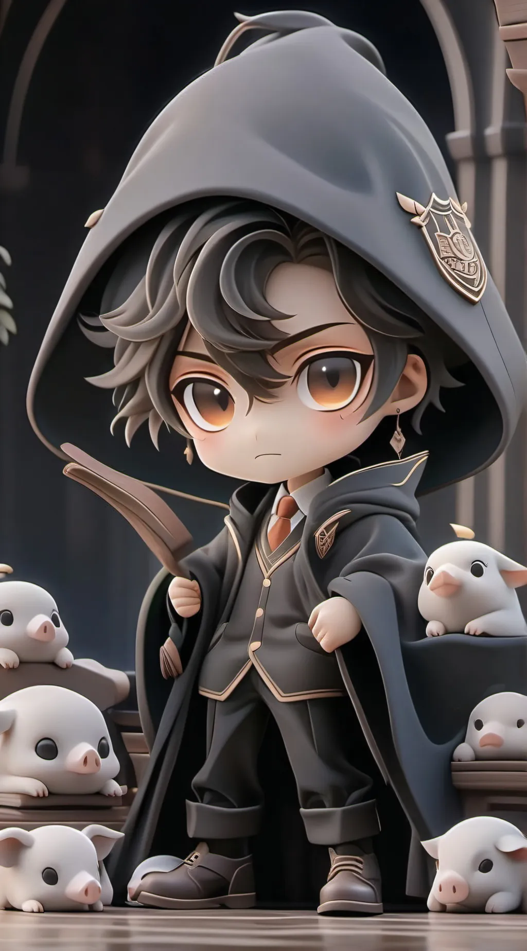 ai character: hogwards background