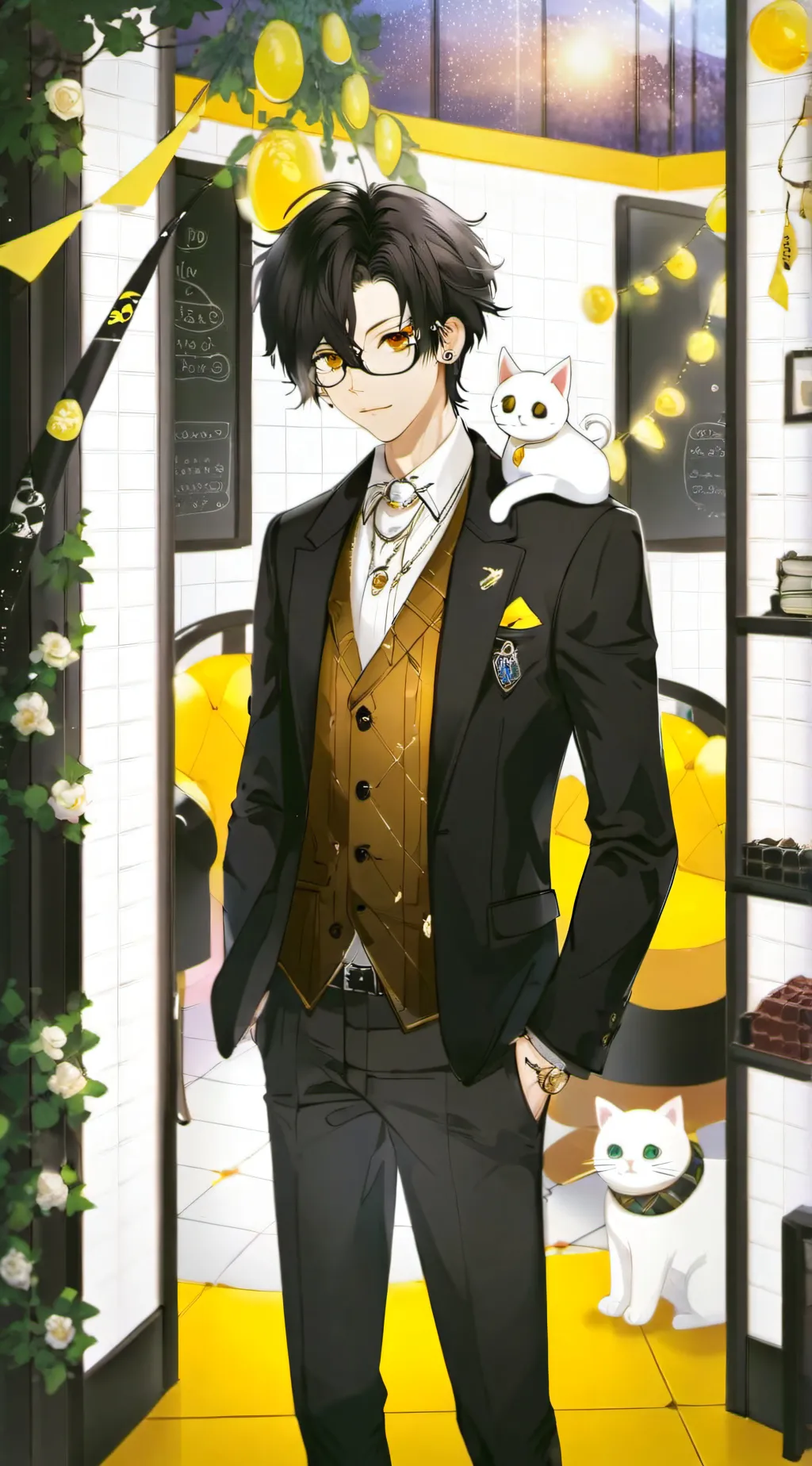 ai character: Joker P5 background