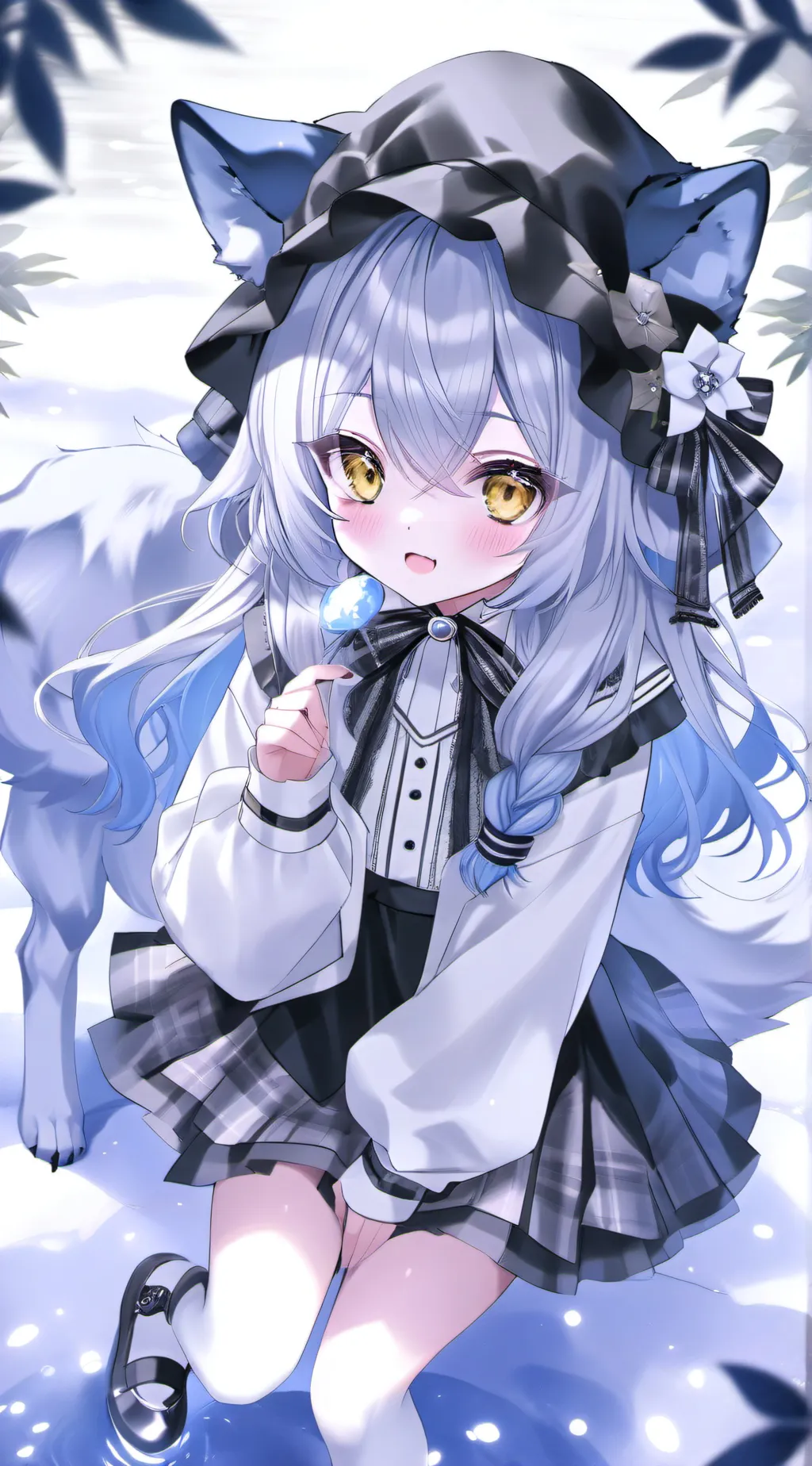 ai character: Evie  background