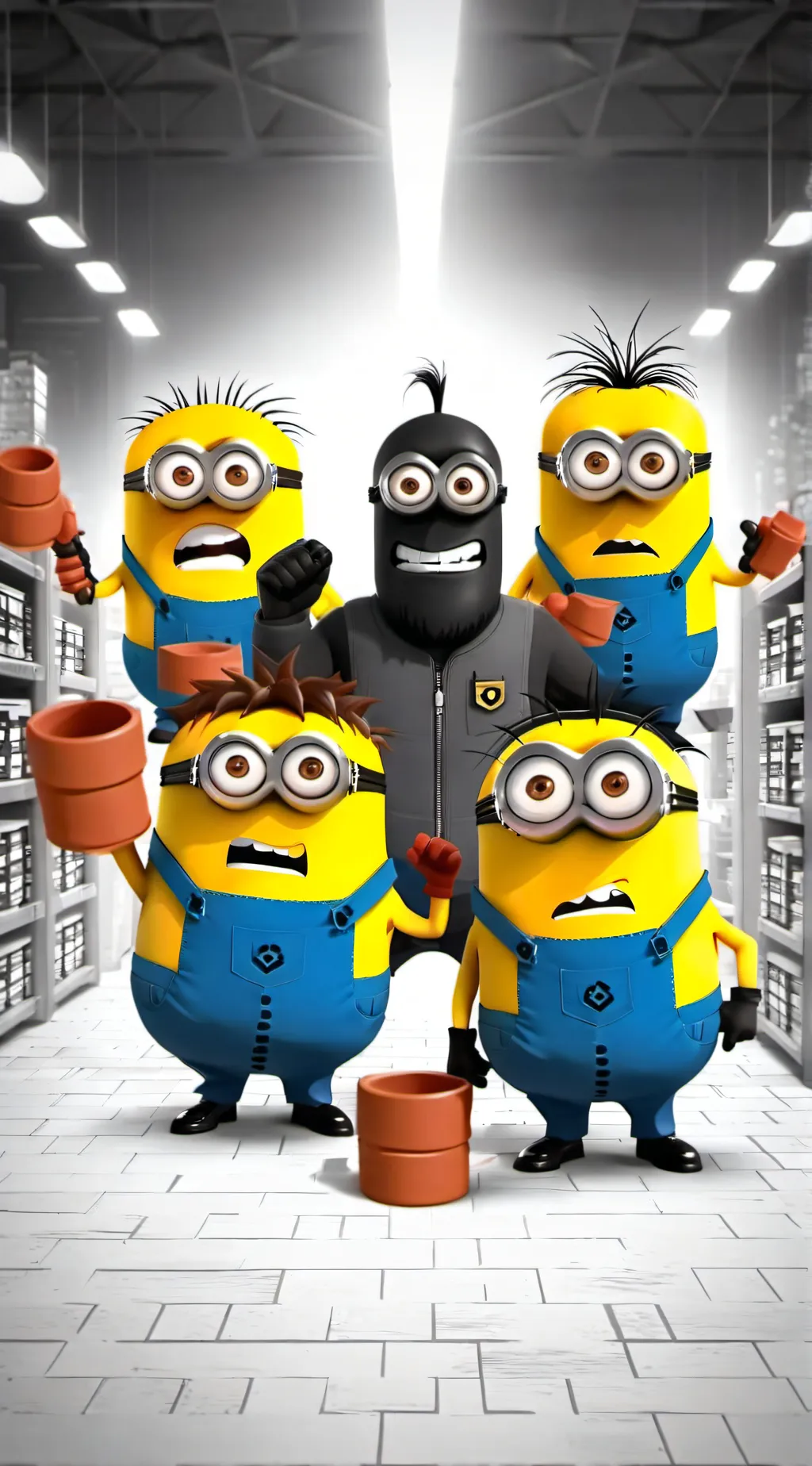 ai character: Mega minions background