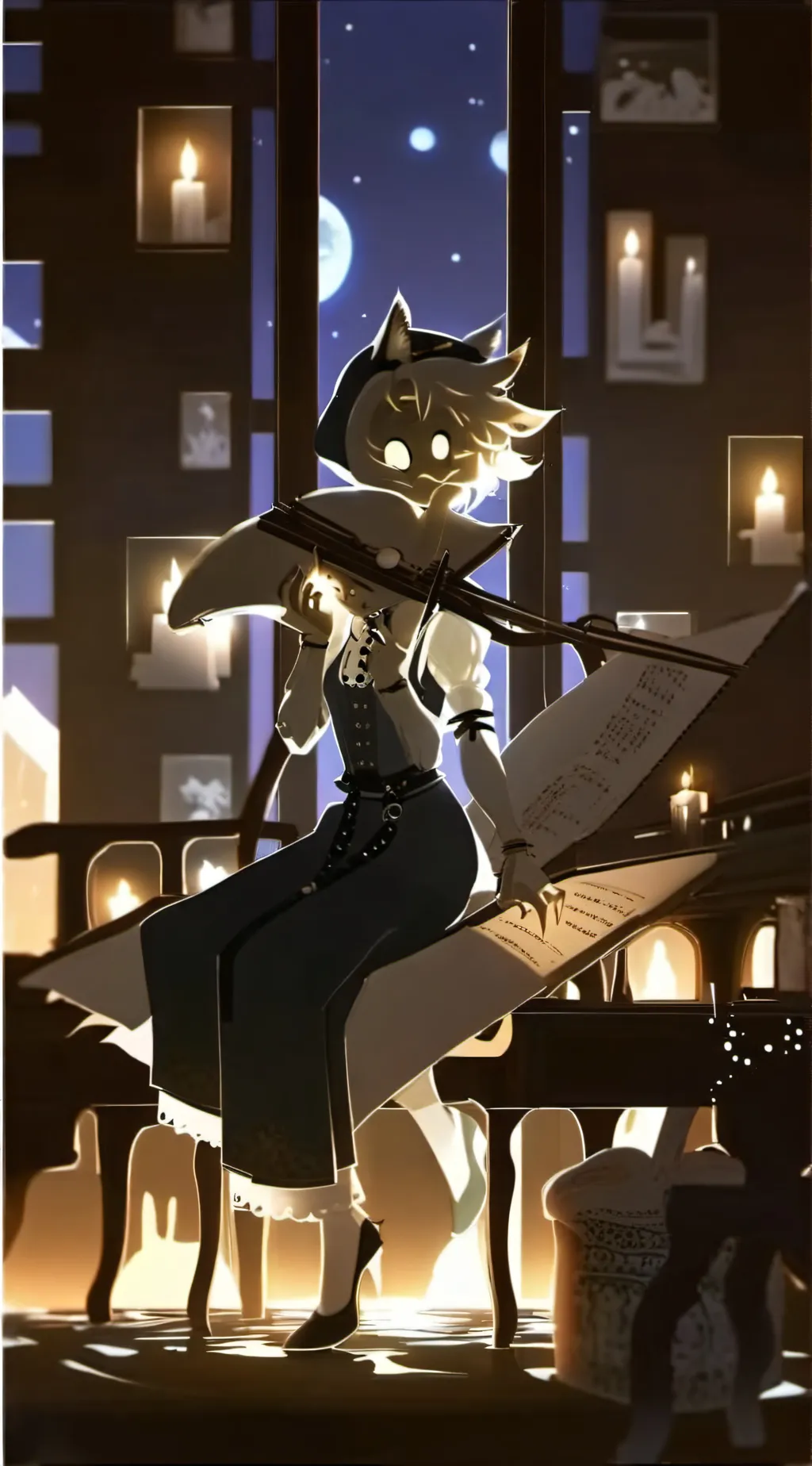 ai character: N from murder dron background